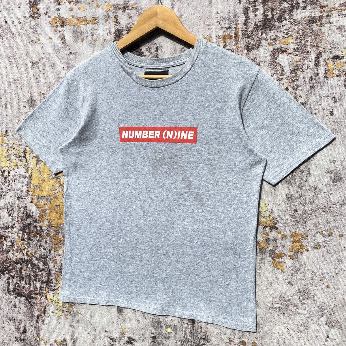Number (N)ine Number (N)Ine Denim Box Logo Spellout Number (N)Ine Shirt Size US S / EU 44-46 / 1 - 3 Thumbnail