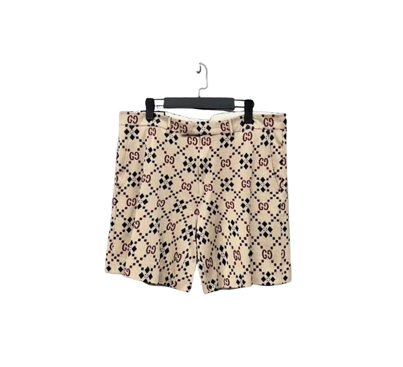 Gucci Gucci GG Jacquard Knit Shorts Size 52 Size US 36 / EU 52 - 1 Thumbnail