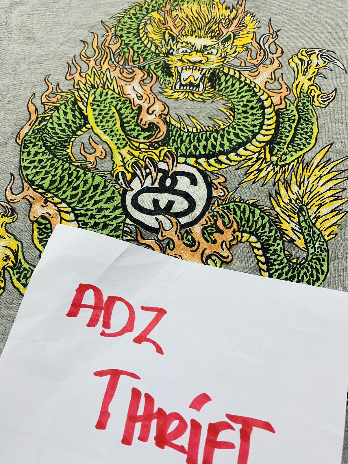 Stussy × Vintage vintage 90’s stussy dragon Size US M / EU 48-50 / 2 - 4 Thumbnail