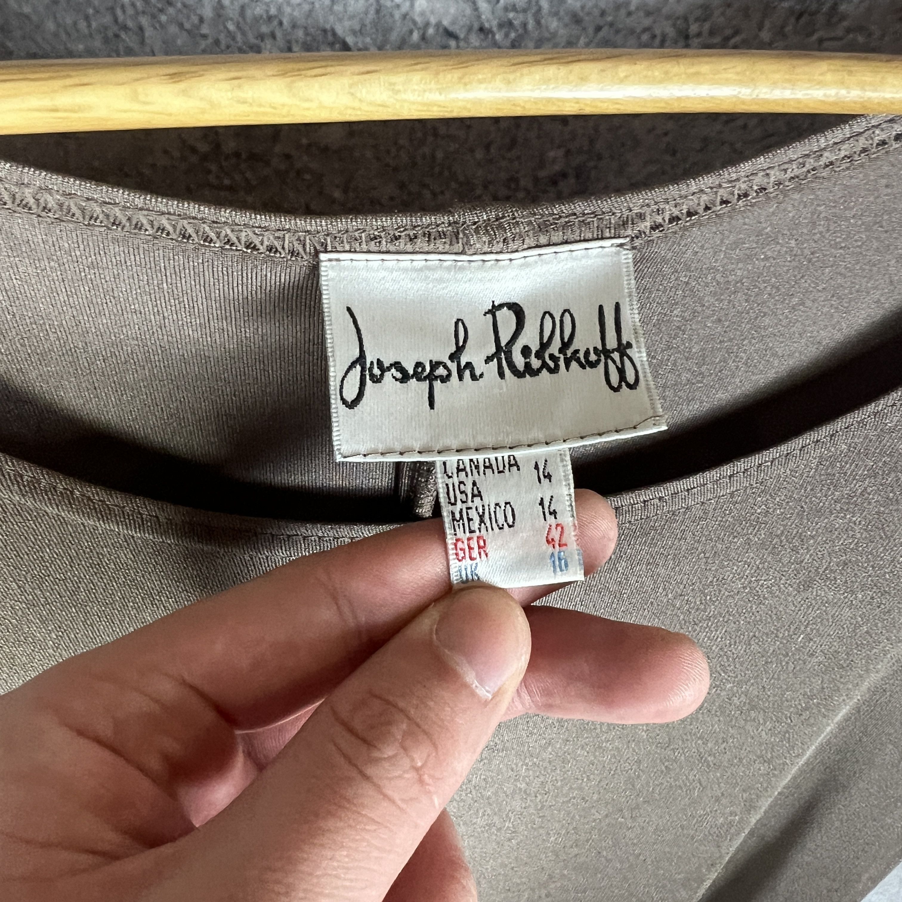 Joseph Ribkoff Joseph Ribkoff Dress Women's Size 14 Beige Short Sleeve Size XL / US 12-14 / IT 48-50 - 4 Thumbnail