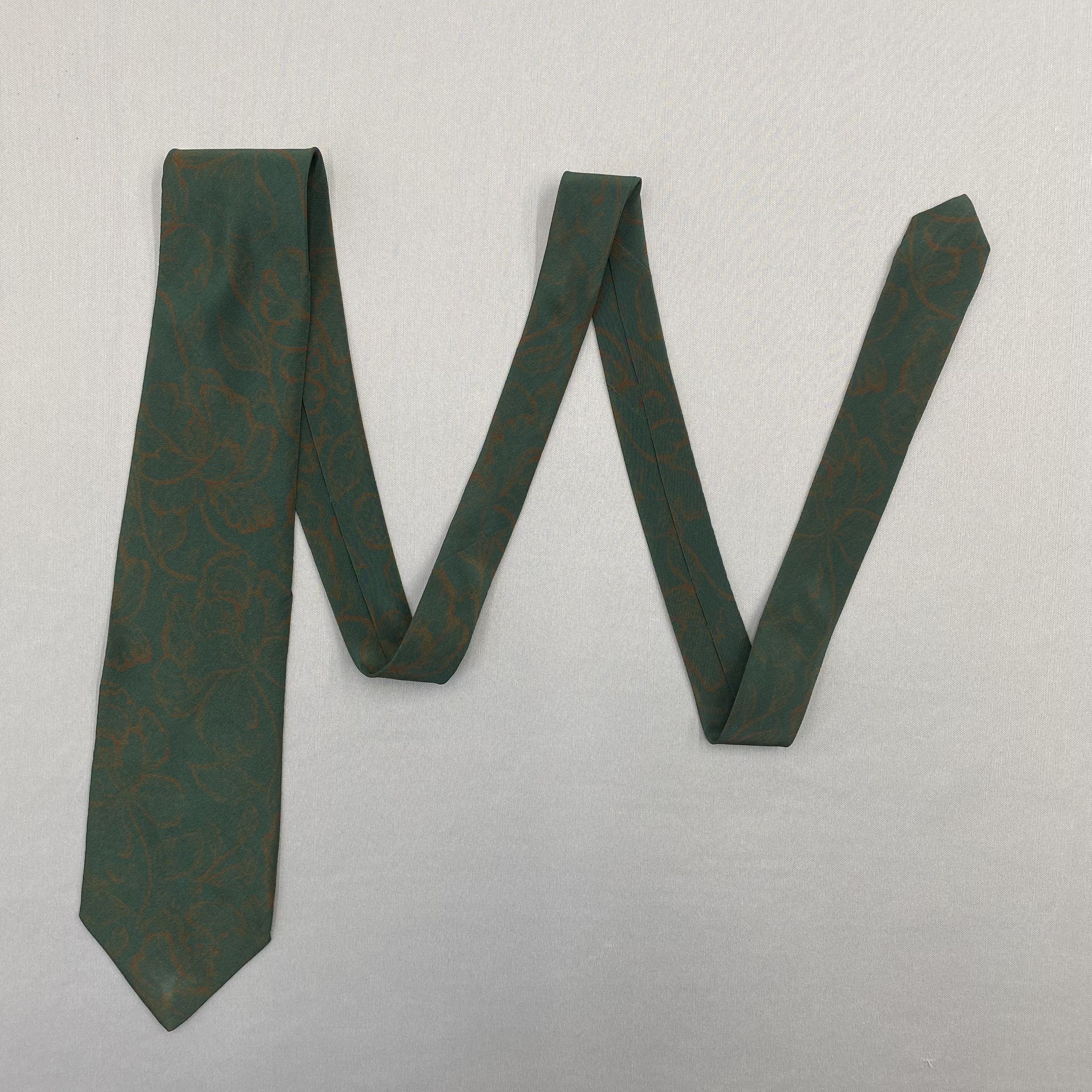 Borsalino Vintage Borsalino SILK Necktie Cravate Pure Silk Neck Tie Size ONE SIZE - 5 Thumbnail
