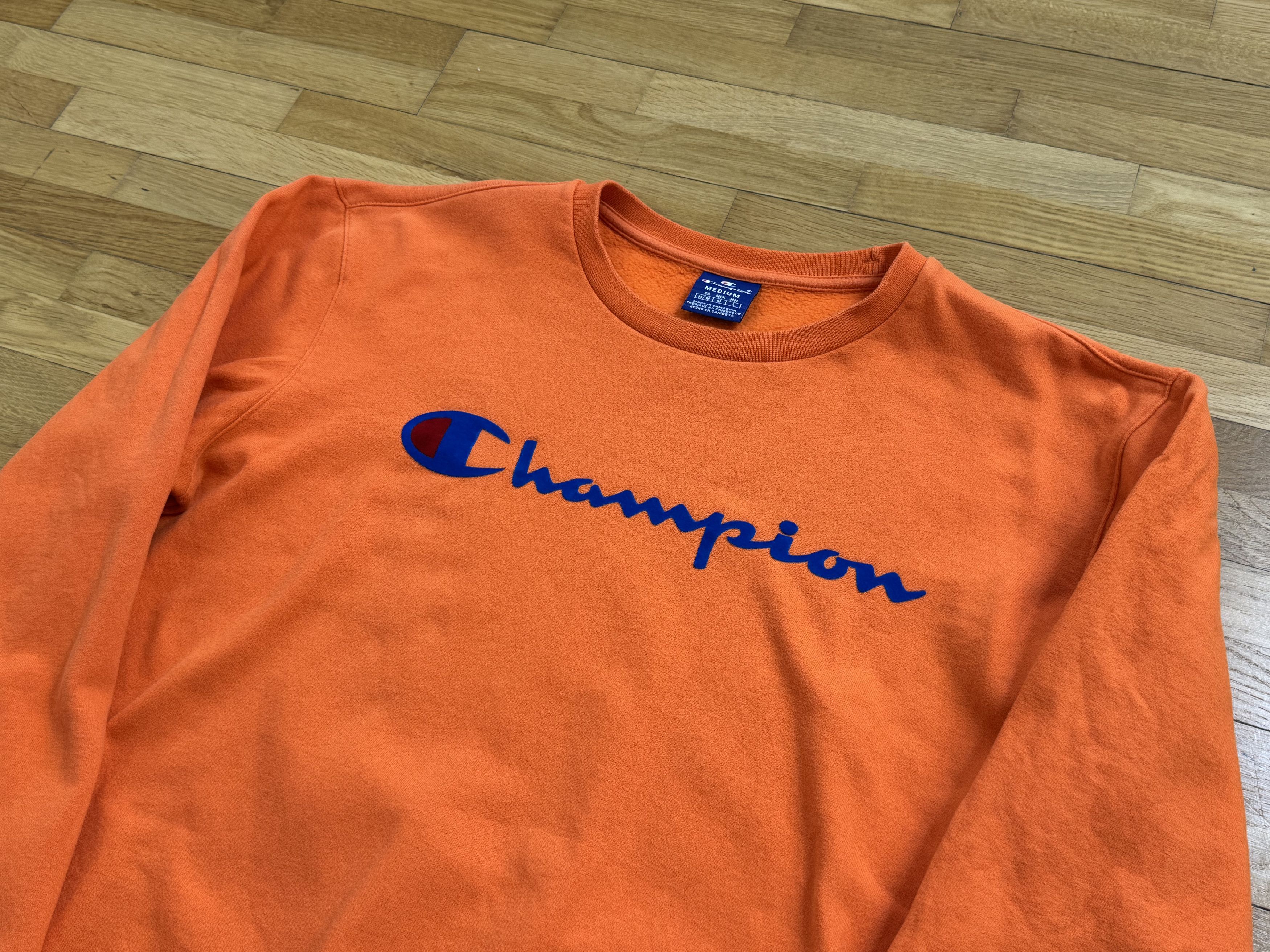 Champion Vintage orange sweatshirt CHAMPION Size US M / EU 48-50 / 2 - 3 Thumbnail