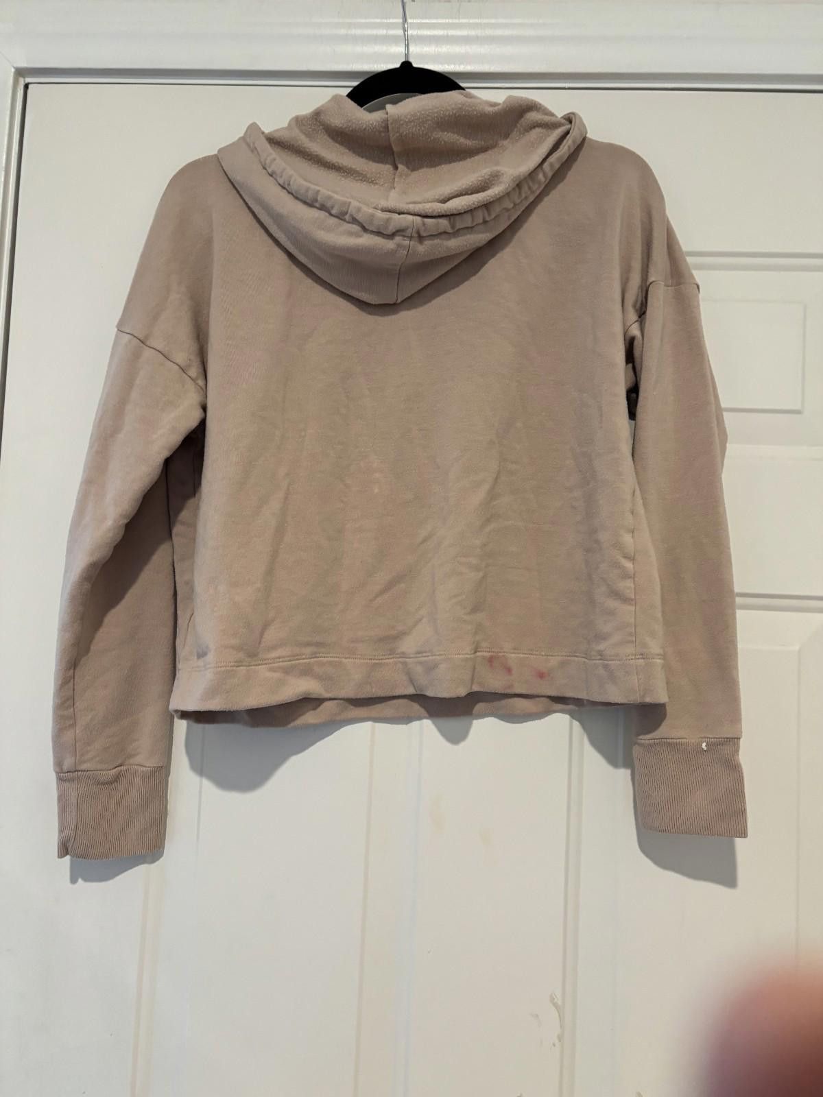 Designer Womens sz S beige Beyond Yoga sweatshirt (STAIN ON BACK)402 Size S / US 4 / IT 40 - 2 Thumbnail