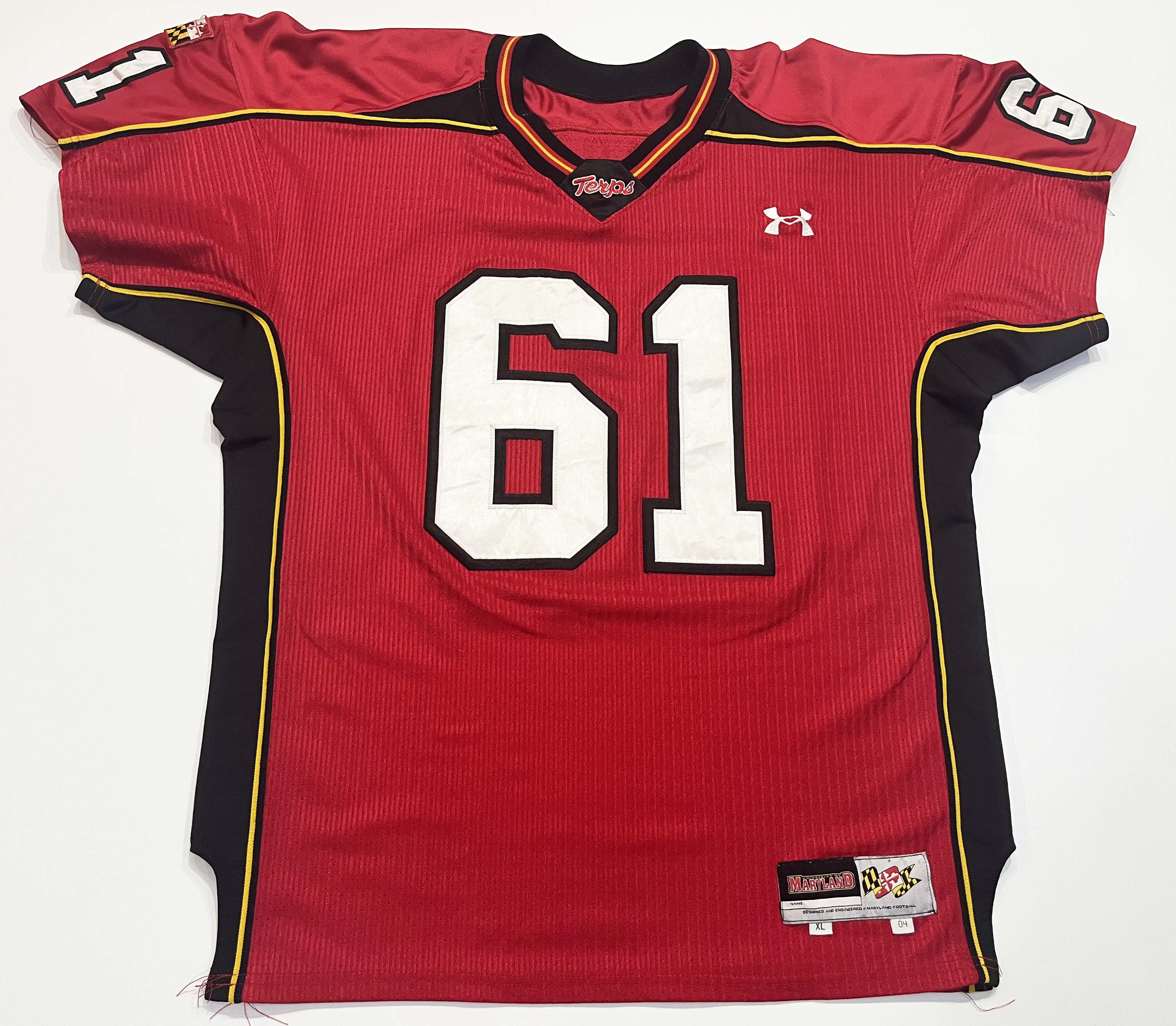 Under Armour Under Armour 2004 Maryland Terrapins FRIEDGEN #61 Jersey Size US XL / EU 56 / 4 - 1 Thumbnail