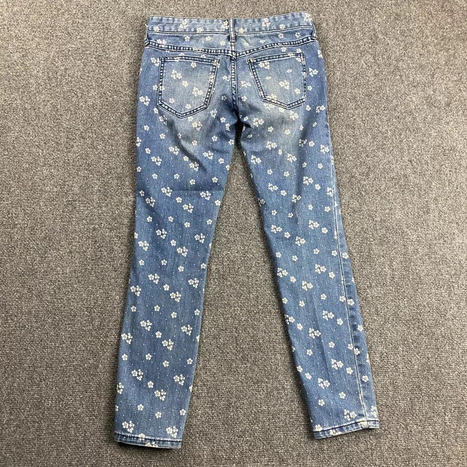 Free People Free People Jeans Women's W 25 Denim Floral Distressed Size 25" / US 0 / IT 36 - 6 Thumbnail