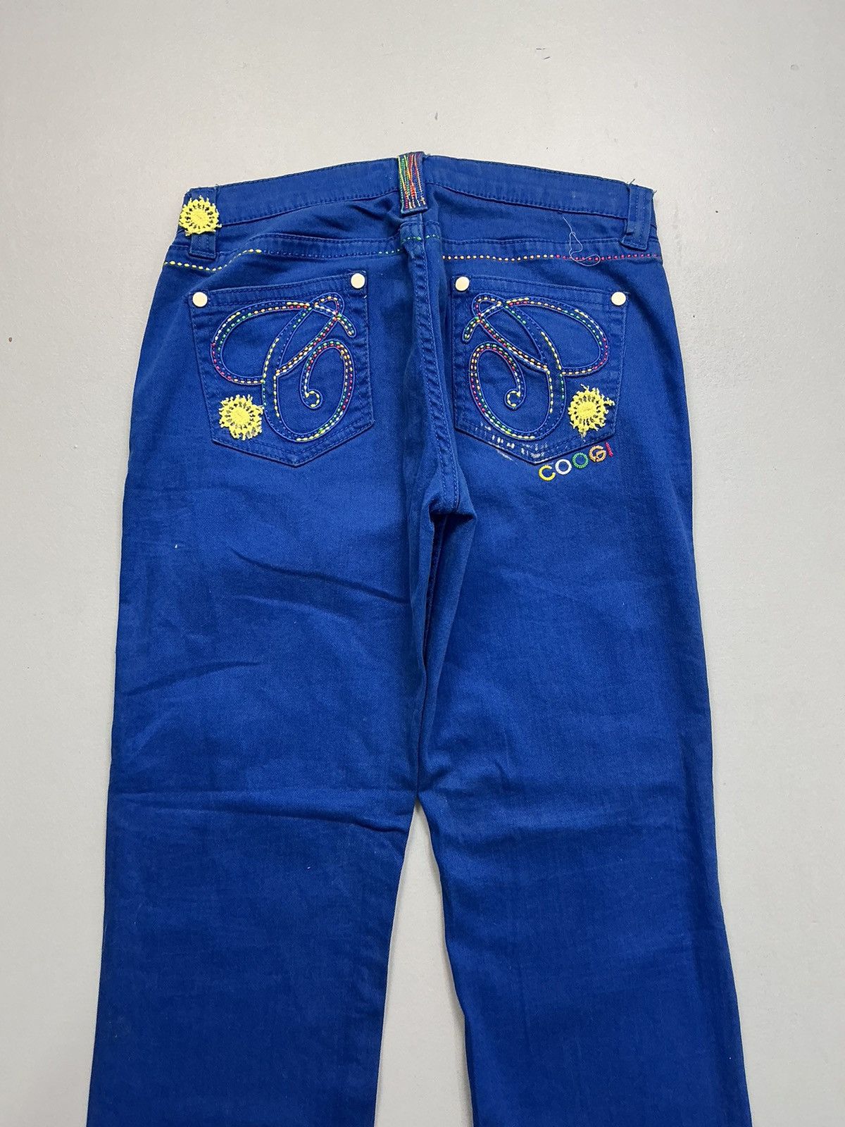 Designer Vintage Y2K crazy embroidered denim Size US 34 / EU 50 - 9 Thumbnail