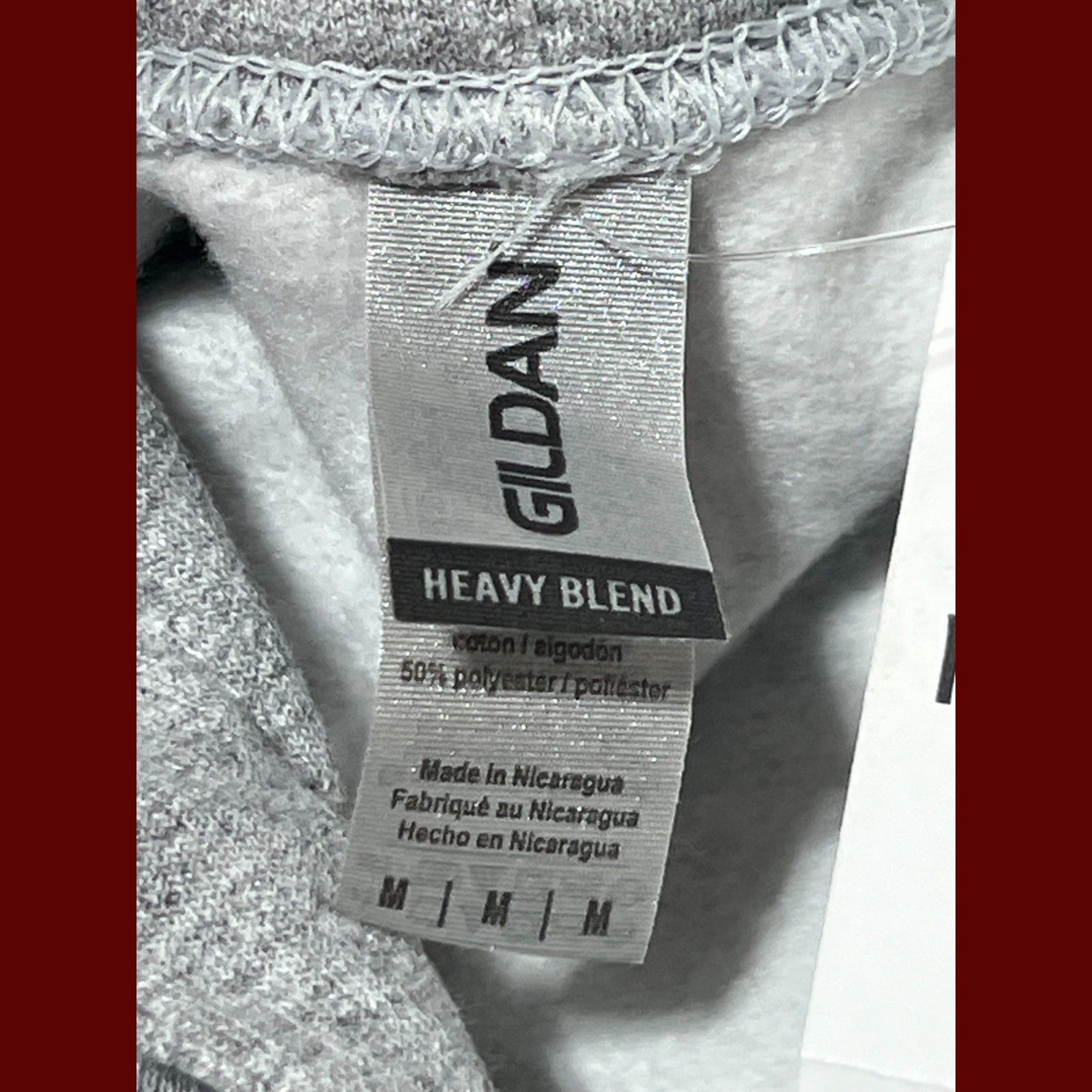 Gildan Gildan - Men's Long Sleeve Hooded Sweatshirt - Grey - Medium Size US M / EU 48-50 / 2 - 10 Thumbnail