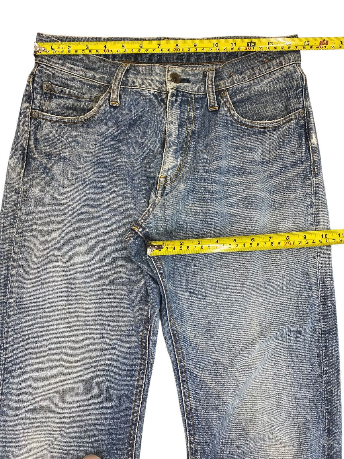Japanese Brand Japanese Brand Whiskers Distressed Style Loose Jeans Size US 30 / EU 46 - 9 Thumbnail