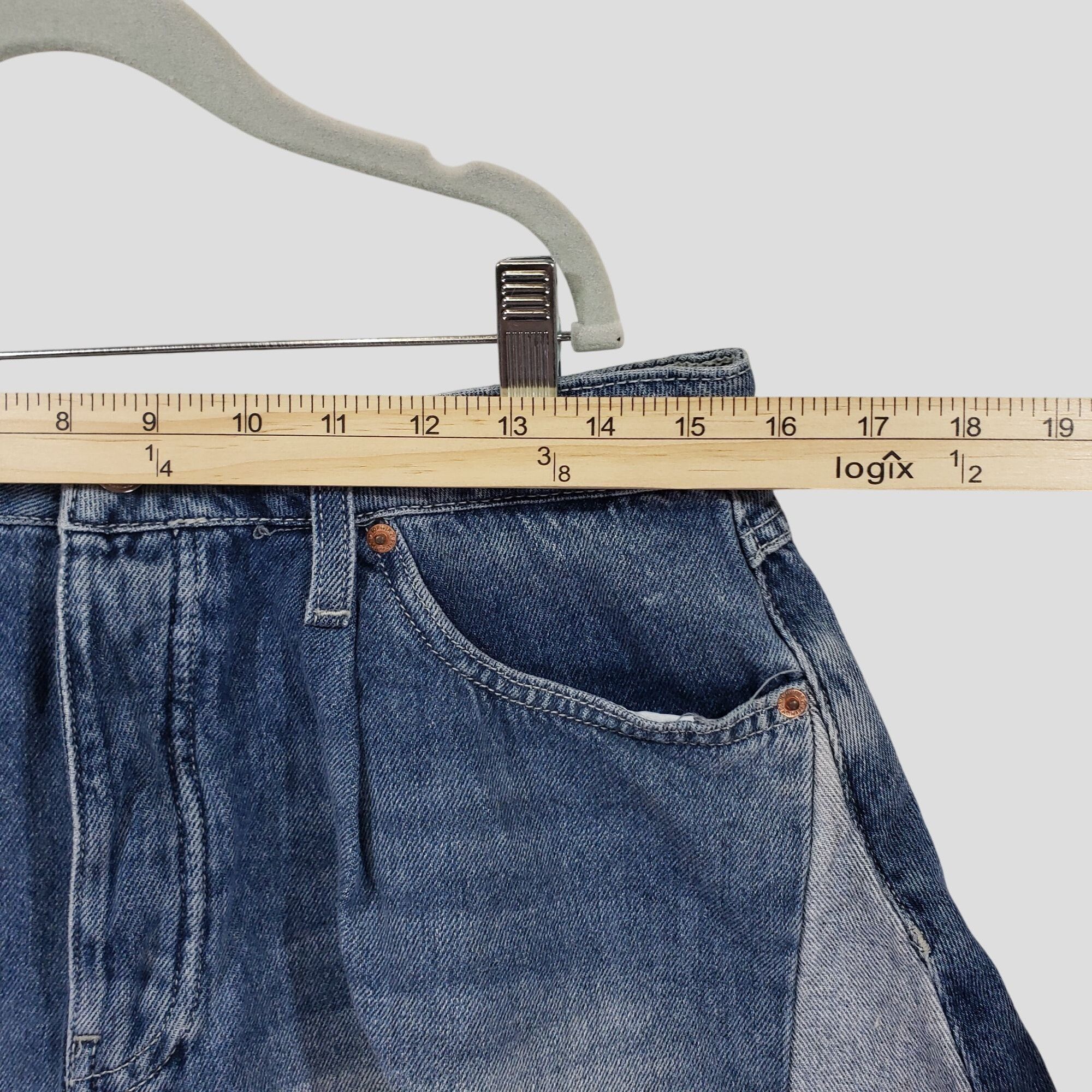 Forever 21 Forever 21 Premium High-Waisted Distressed Denim Shorts 31 Size 31" - 6 Thumbnail