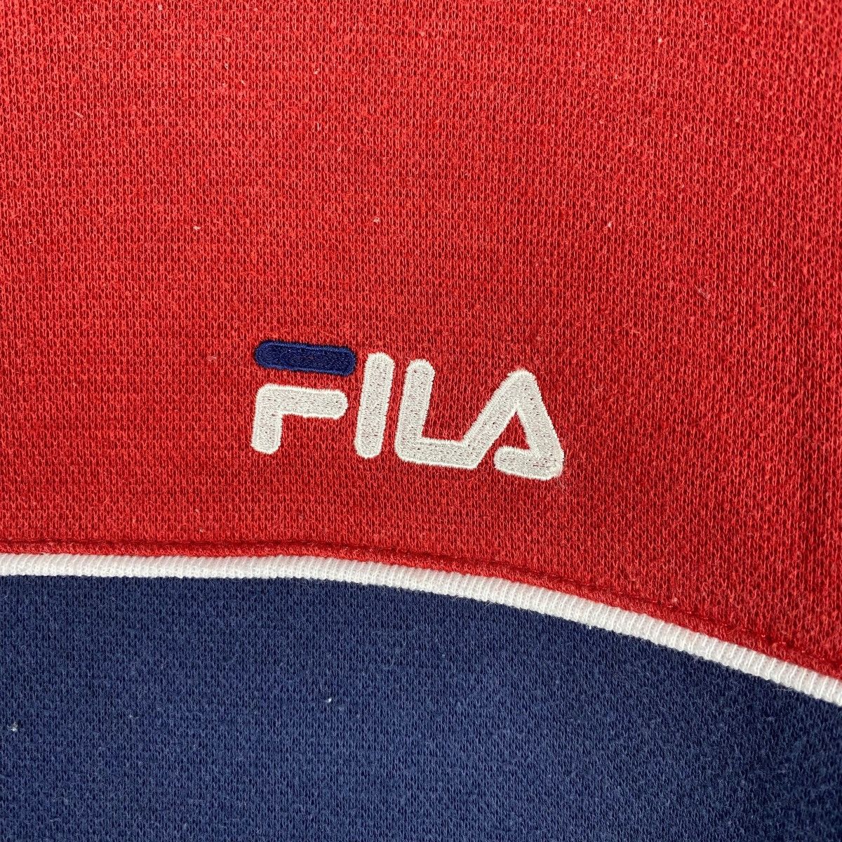 Fila × Vintage Vintage Fila Long Sleeve T-Shirt Embroidered Gray Size US L / EU 52-54 / 3 - 5 Thumbnail