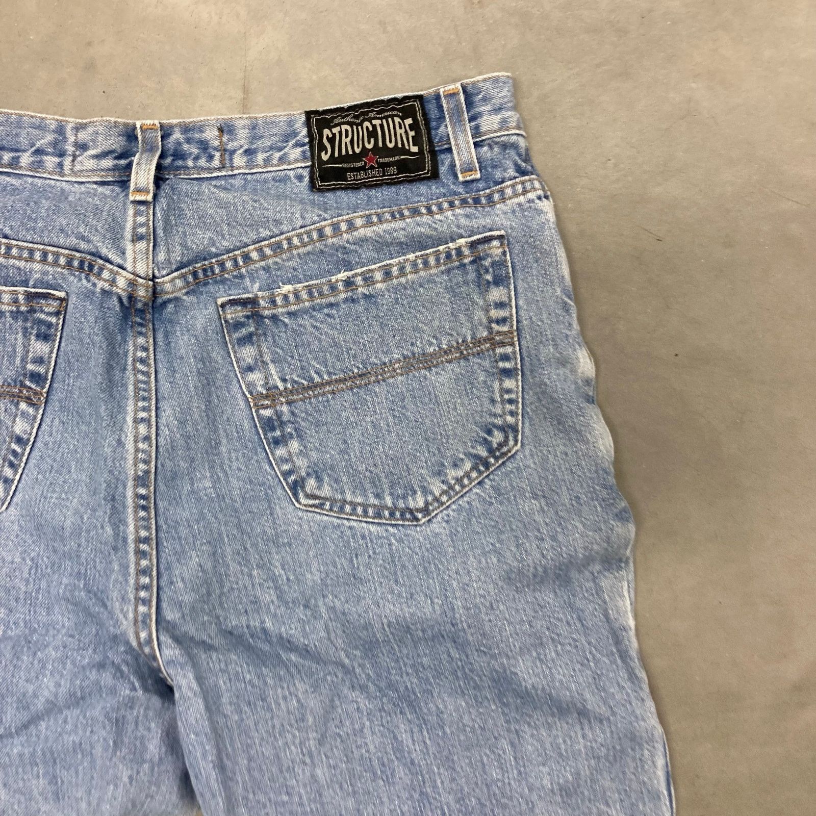 Structure × Vintage y2k faded structure bootcut jeans 36x32 Size US 36 / EU 52 - 4 Thumbnail