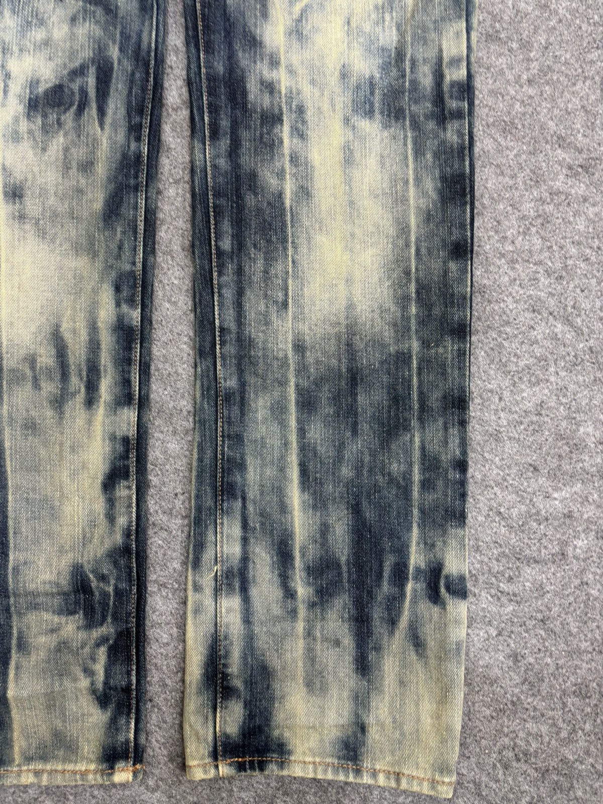 Japanese Brand 💥90s Style💥doublefocus Sick Fades Denim F591 Size US 35 - 8 Thumbnail