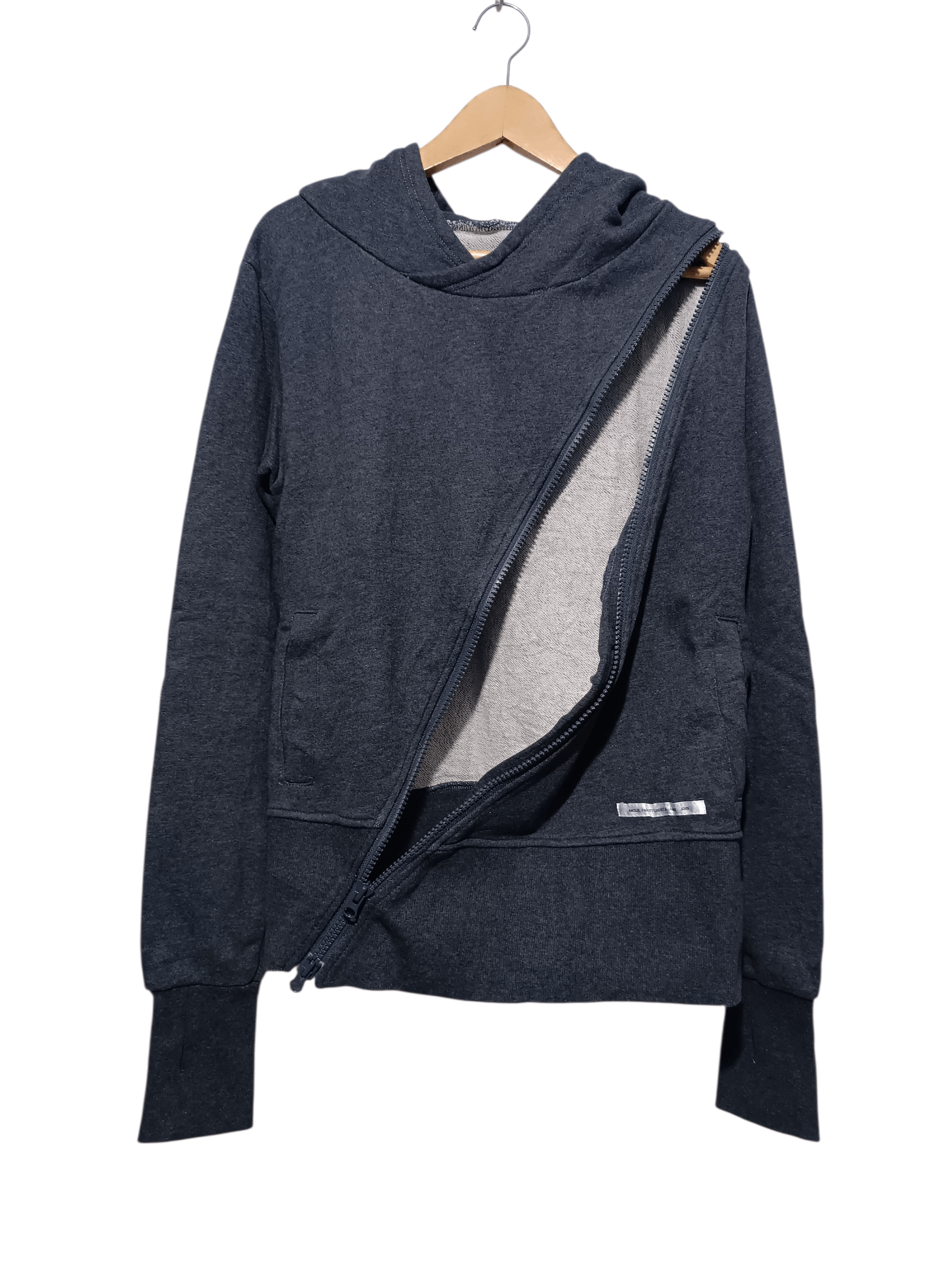 Japanese Brand Rovtski Asymmetrical Hoodie Sweater Size US M / EU 48-50 / 2 - 4 Thumbnail