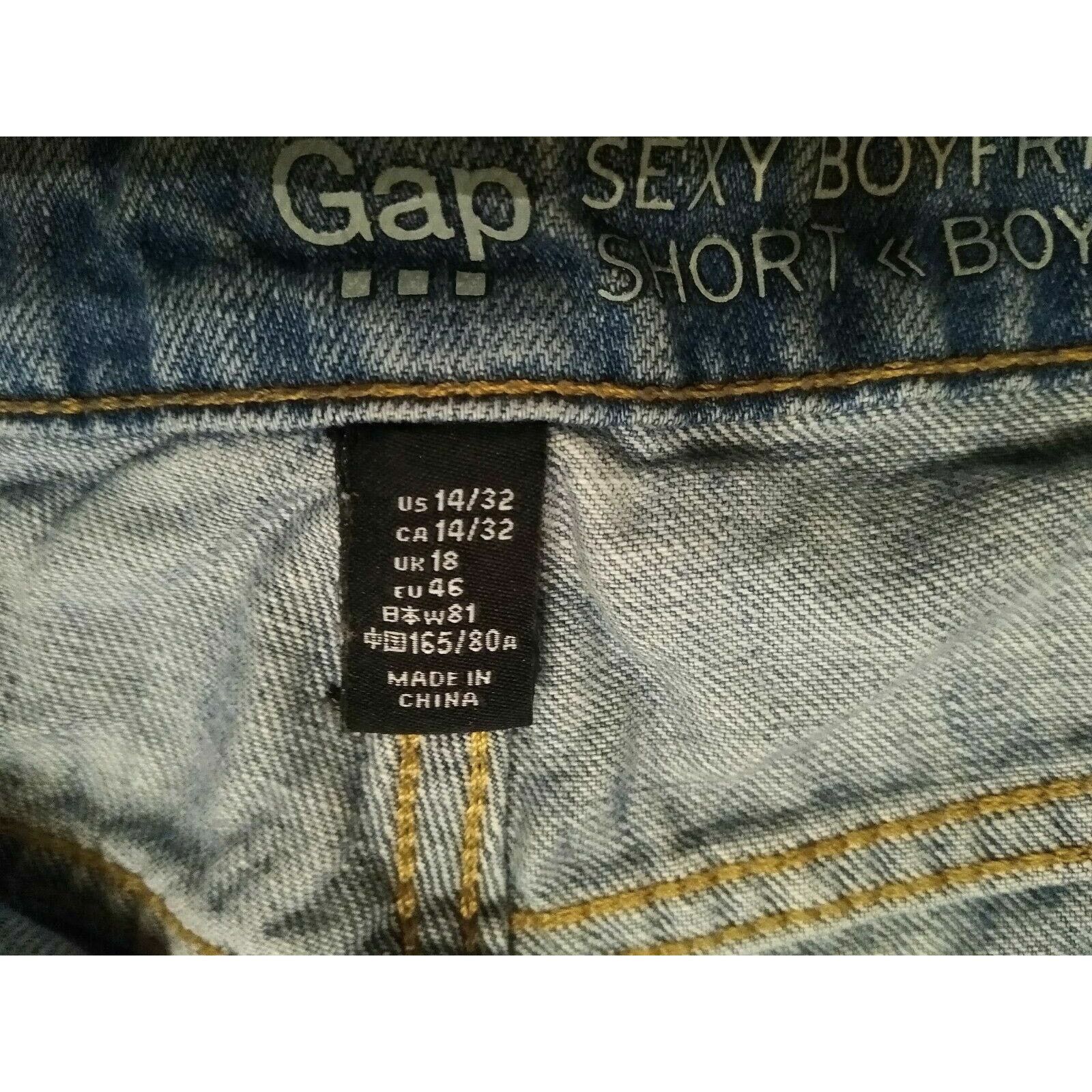 Gap Gap Booty "Boy" Shorts 14/32 - "Short Shorts Sexy" Large Size 36" / US 14 / IT 50 - 3 Thumbnail