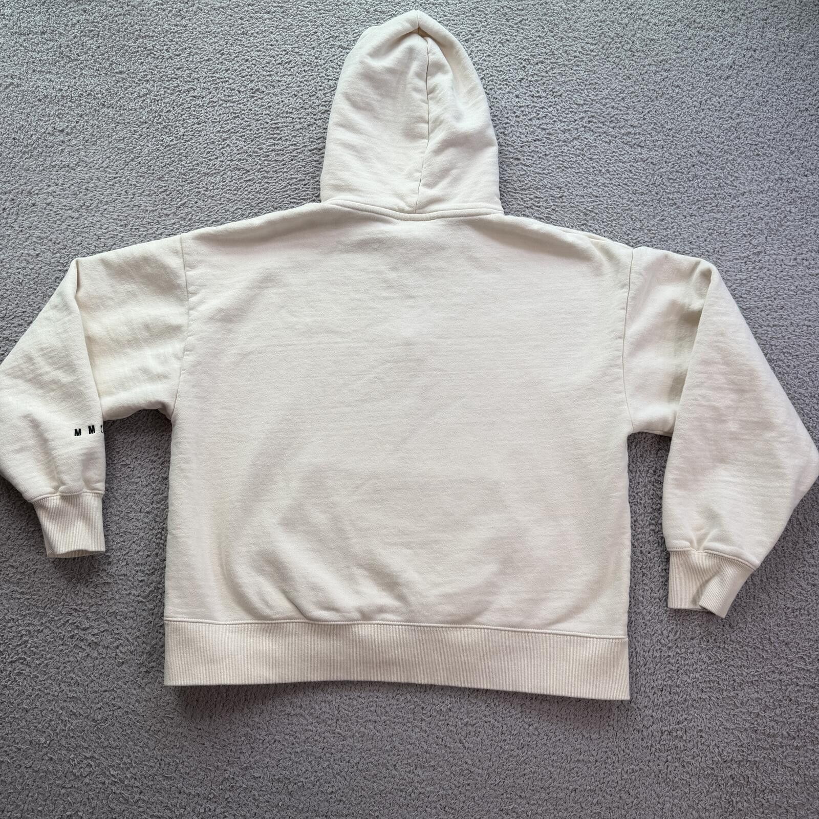YoungLA YoungLA 509 Cream Half Zip Hoodie S Fleece Pullover Gym Size US S / EU 44-46 / 1 - 2 Thumbnail
