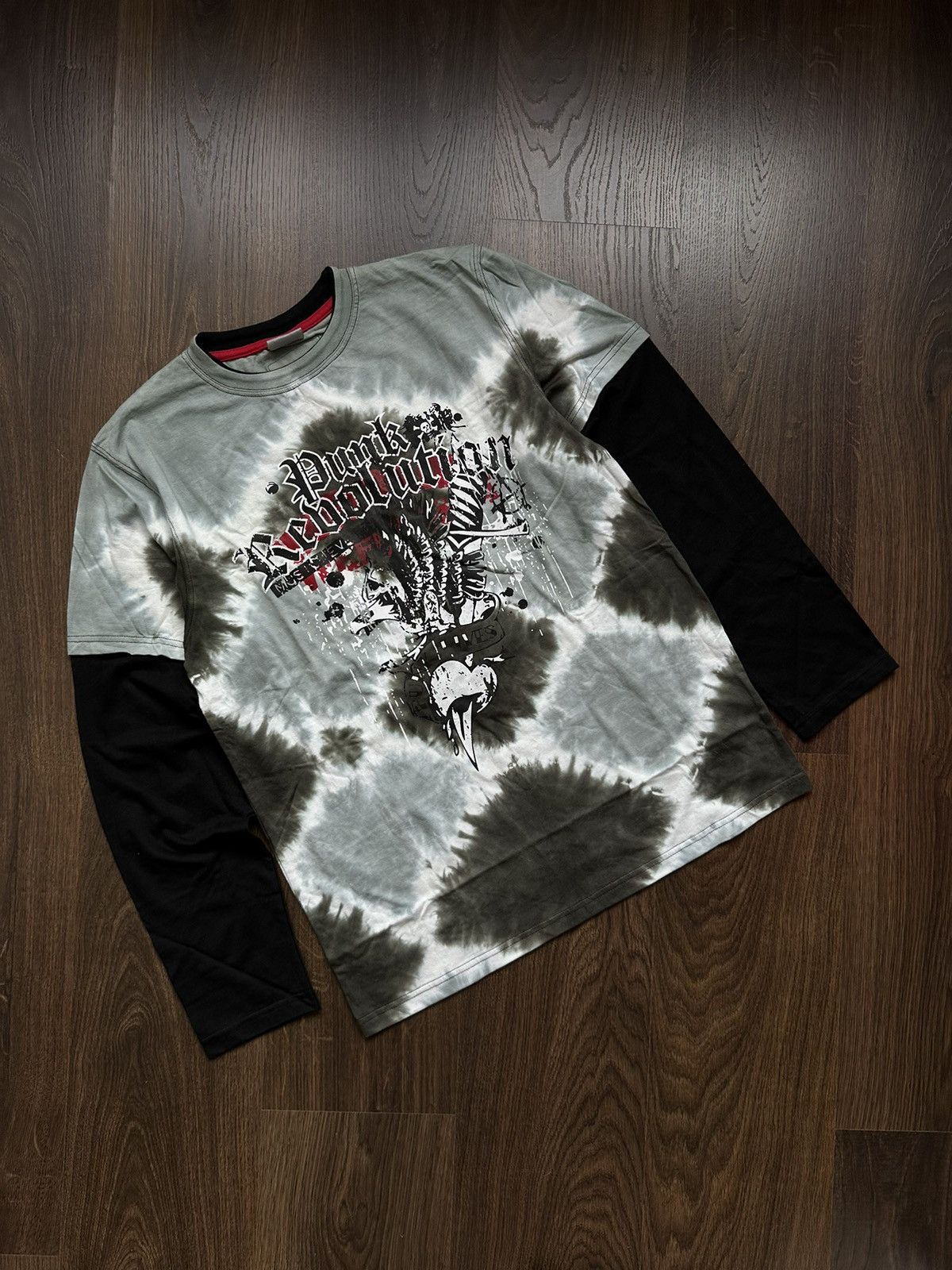 Affliction × Tapout × Vintage Vintage Retro Y2K Longsleeve Affliction Style M 90s Size US M / EU 48-50 / 2 - 1 Thumbnail
