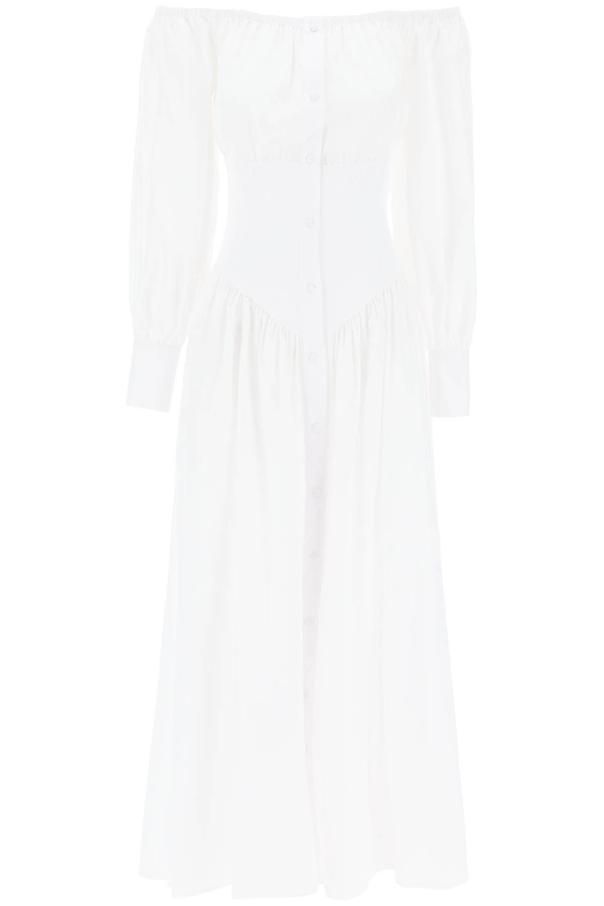 image of Mvp Long Dress From Port Grima in Bianco, Women's (Size Medium)