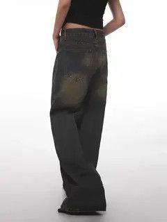 VIBE Vintage washed high street Y2K baggy jeans Size US 32 / EU 48 - 6 Thumbnail
