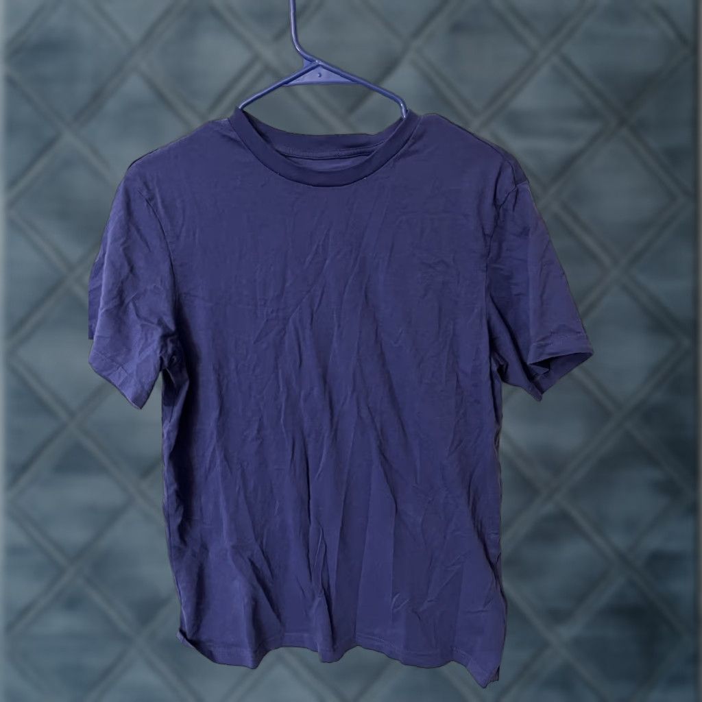 H&M H&M Graphic Tee Mens S Blue Short Sleeve Crew Neck Casual 90s Regular Fit Size US S / EU 44-46 / 1 - 1 Thumbnail