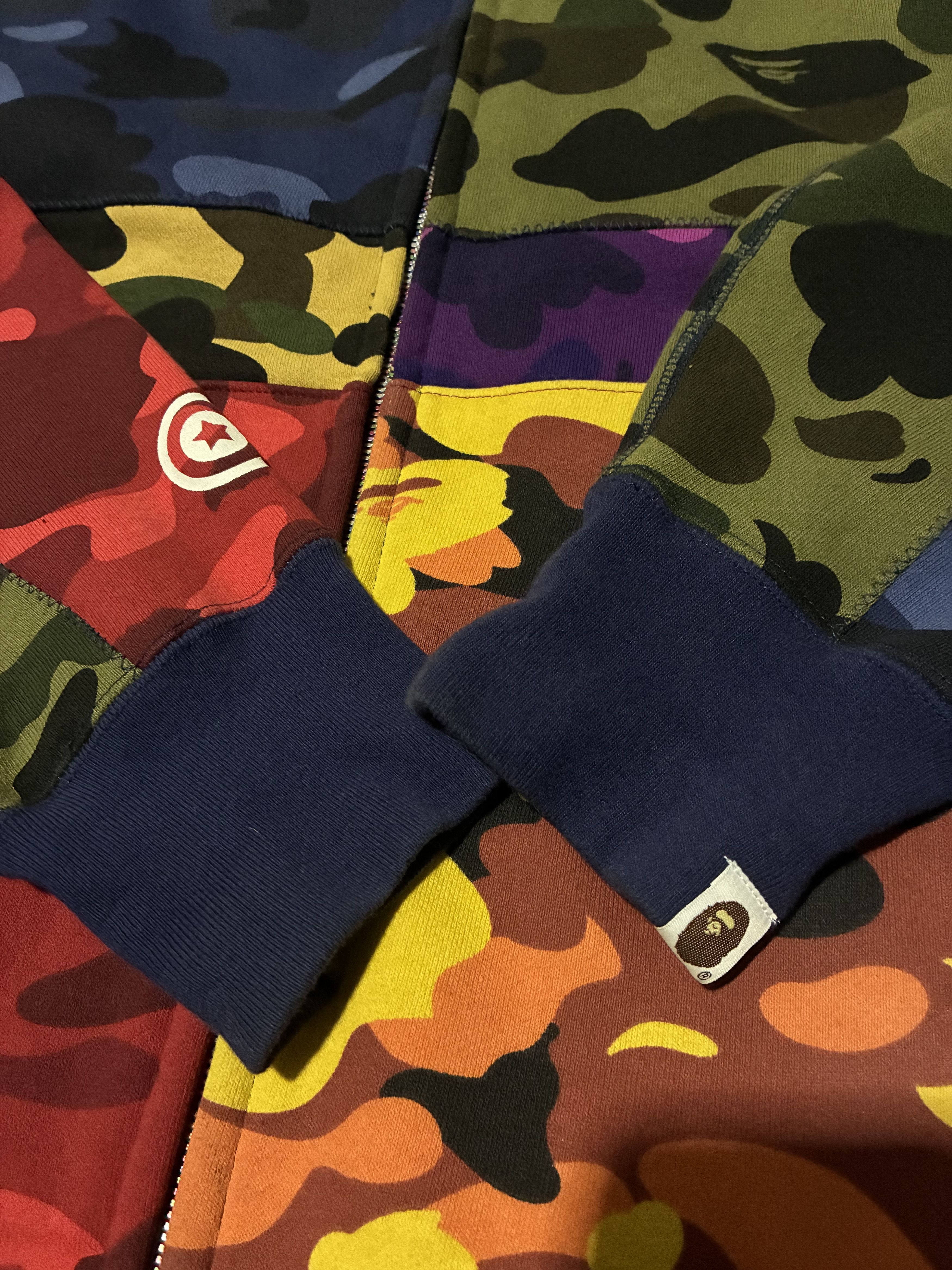 Bape Bape hoodie mix camo Size US XXL / EU 58 / 5 - 10 Thumbnail