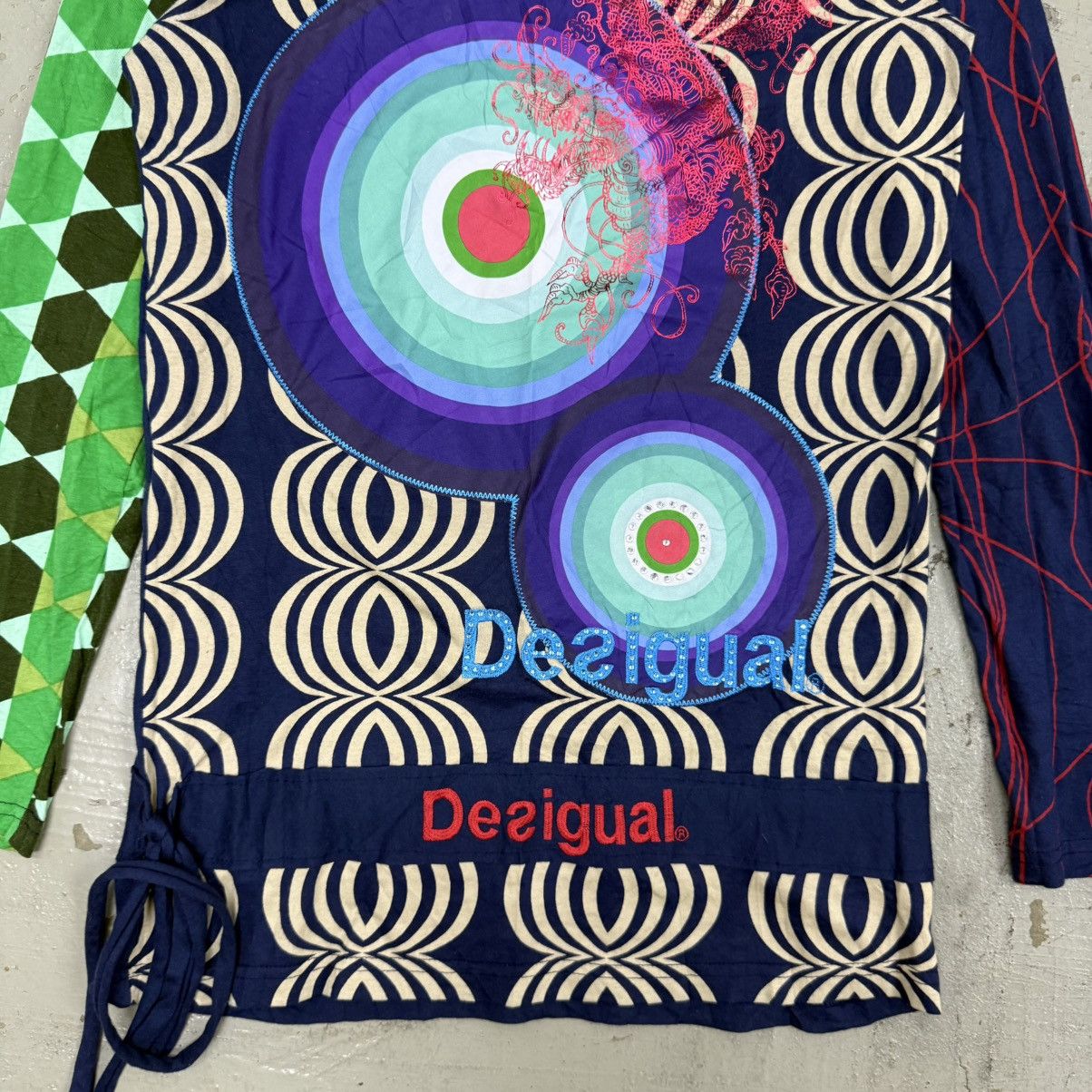 Desigual ARCHIVE DESIGUAL GAULTIER INSPIRED VINTAGE LONGSLEEVE 90s Size S / US 4 / IT 40 - 3 Thumbnail