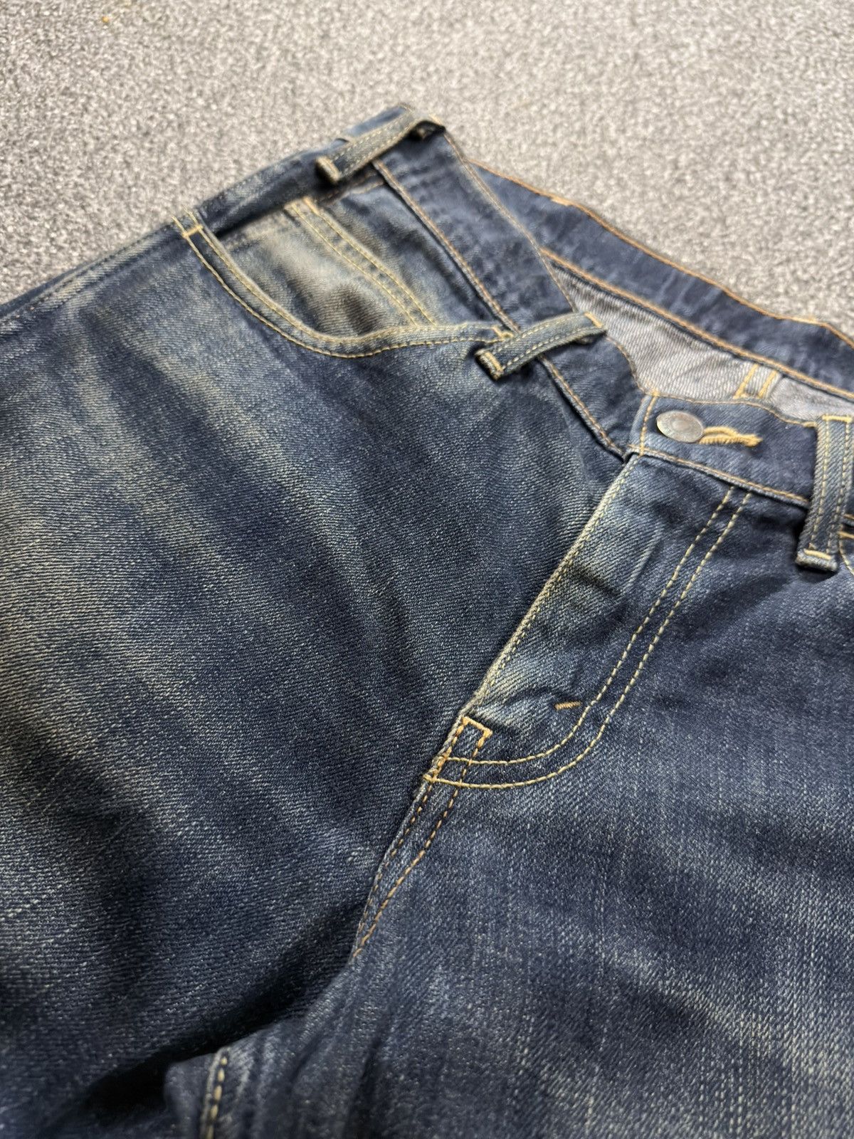 Levi's Vintage Denim Levis 606 Tappered Heavy Faded Distressed Wash Size US 32 / EU 48 - 13 Thumbnail