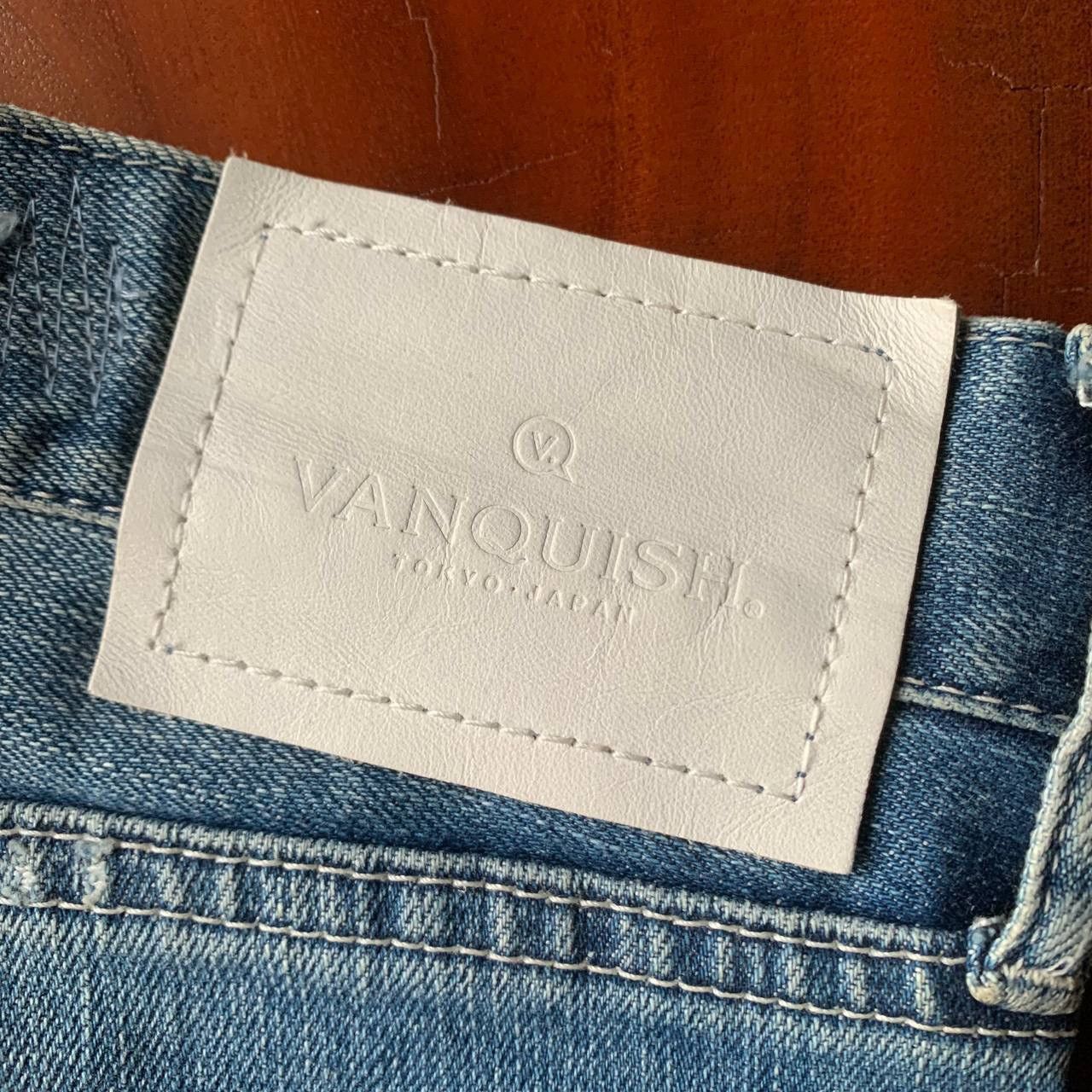 Vanquish Vanquish Distressed Patchwork Punkers Light Blue Denim Pants Size US 34 / EU 50 - 10 Thumbnail