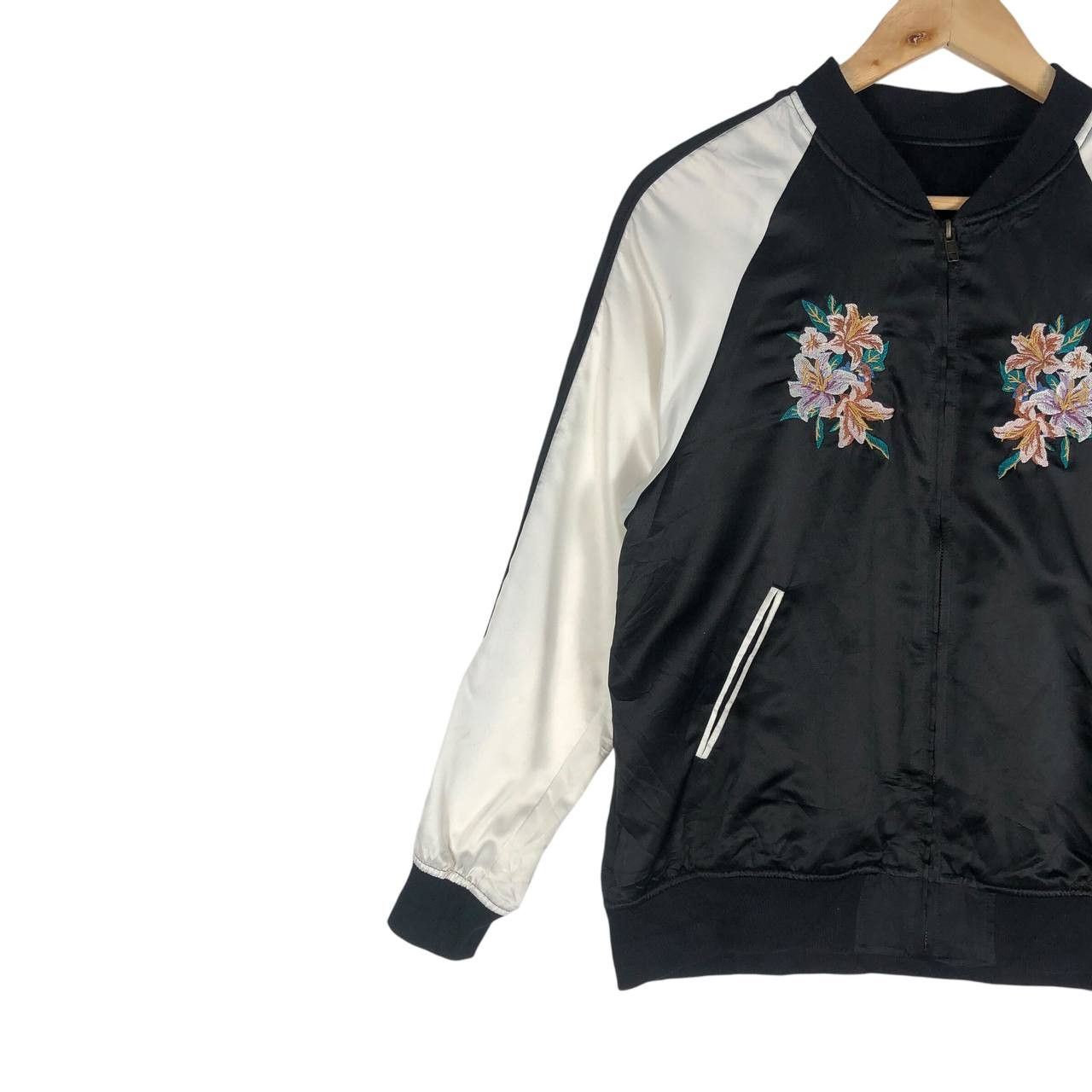 Japanese Brand × Vintage Japanese Brand Alicia Pageboy Sukajan Zipper Jacket Size US M / EU 48-50 / 2 - 3 Thumbnail