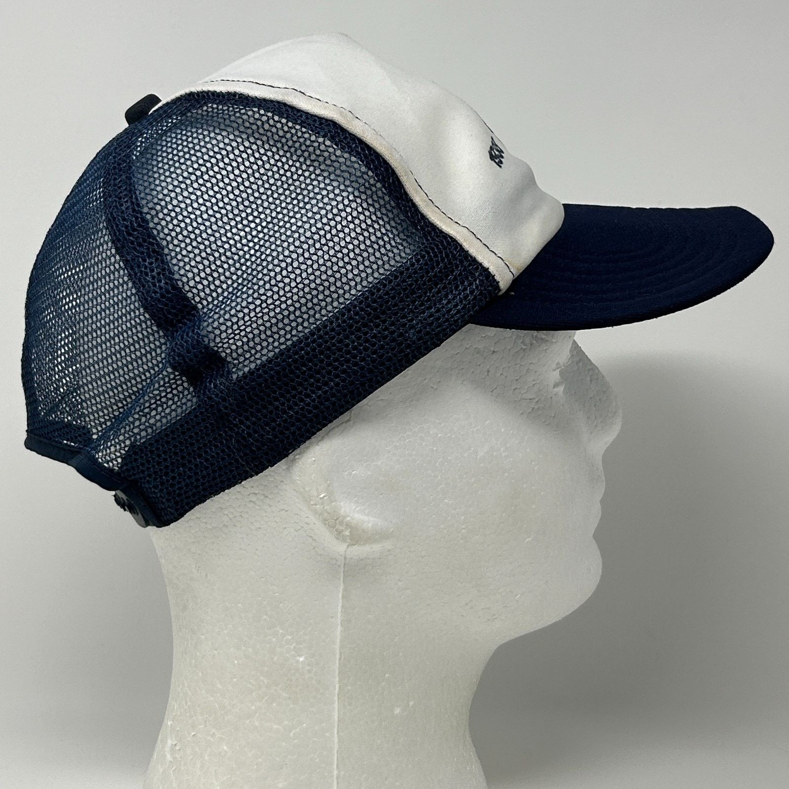 Vintage Vintage 80s CWA Communications Workers Trucker Hat Cap Blue Size ONE SIZE - 10 Thumbnail