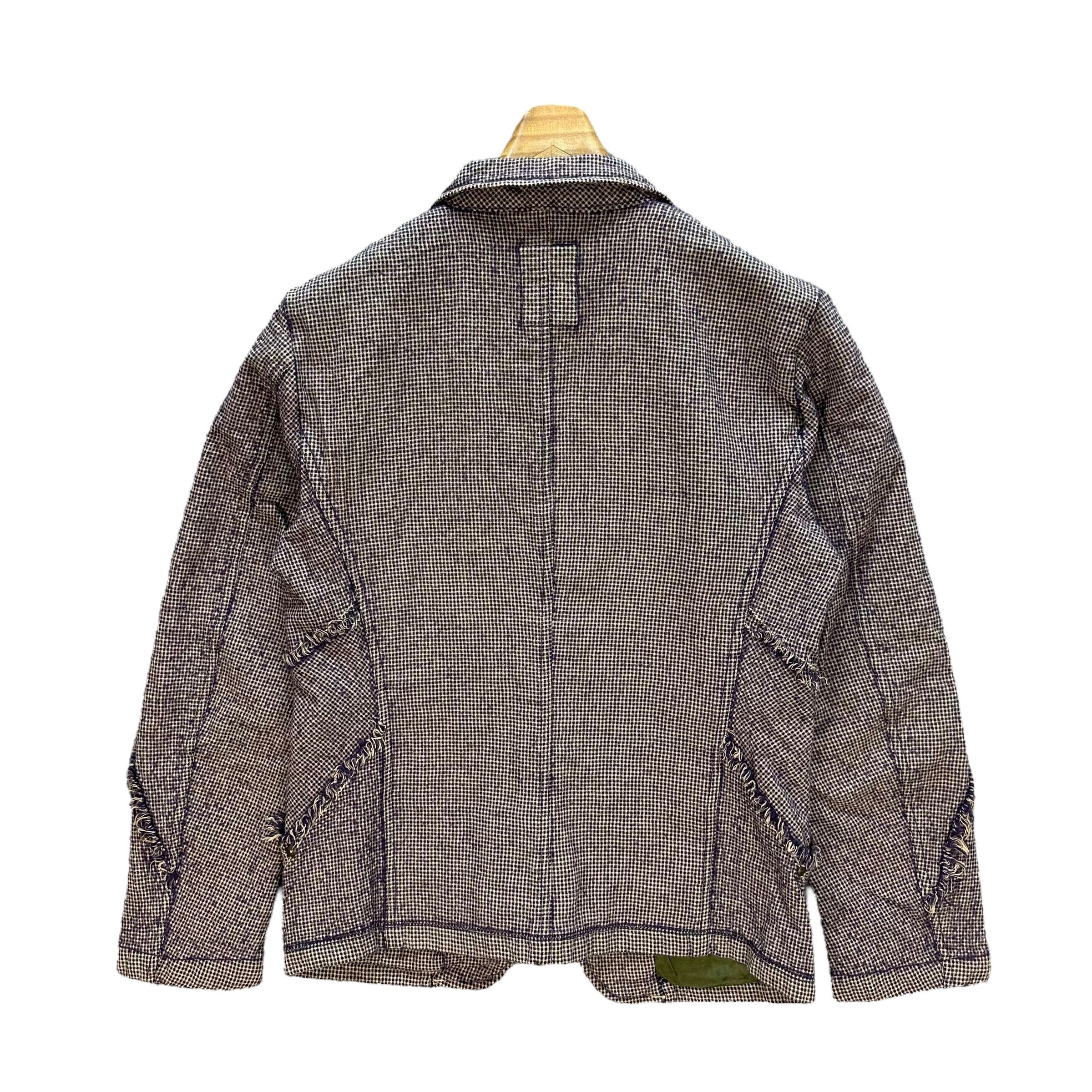 Marithe + Francois Girbaud MFG Deconstructed Designs Wool Crop Blazers #A53-1239 Size US S / EU 44-46 / 1 - 10 Thumbnail