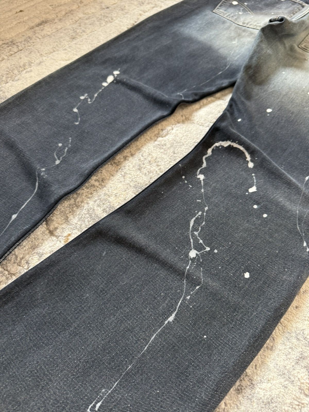 Levi's Rare Levis 517 Distressed Boro Shadow Fade Flared Jeans Size US 34 / EU 50 - 15 Thumbnail