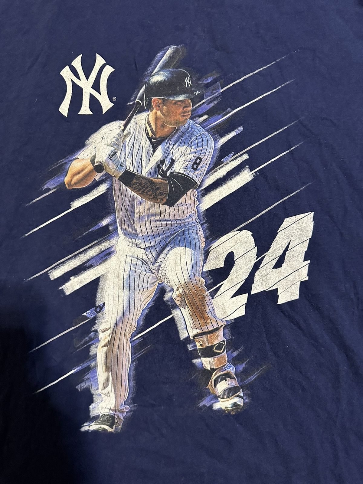 MLB × Vintage Vintage MLB New York Yankees “big hitter” shirt 00s size XL Size US XL / EU 56 / 4 - 2 Thumbnail