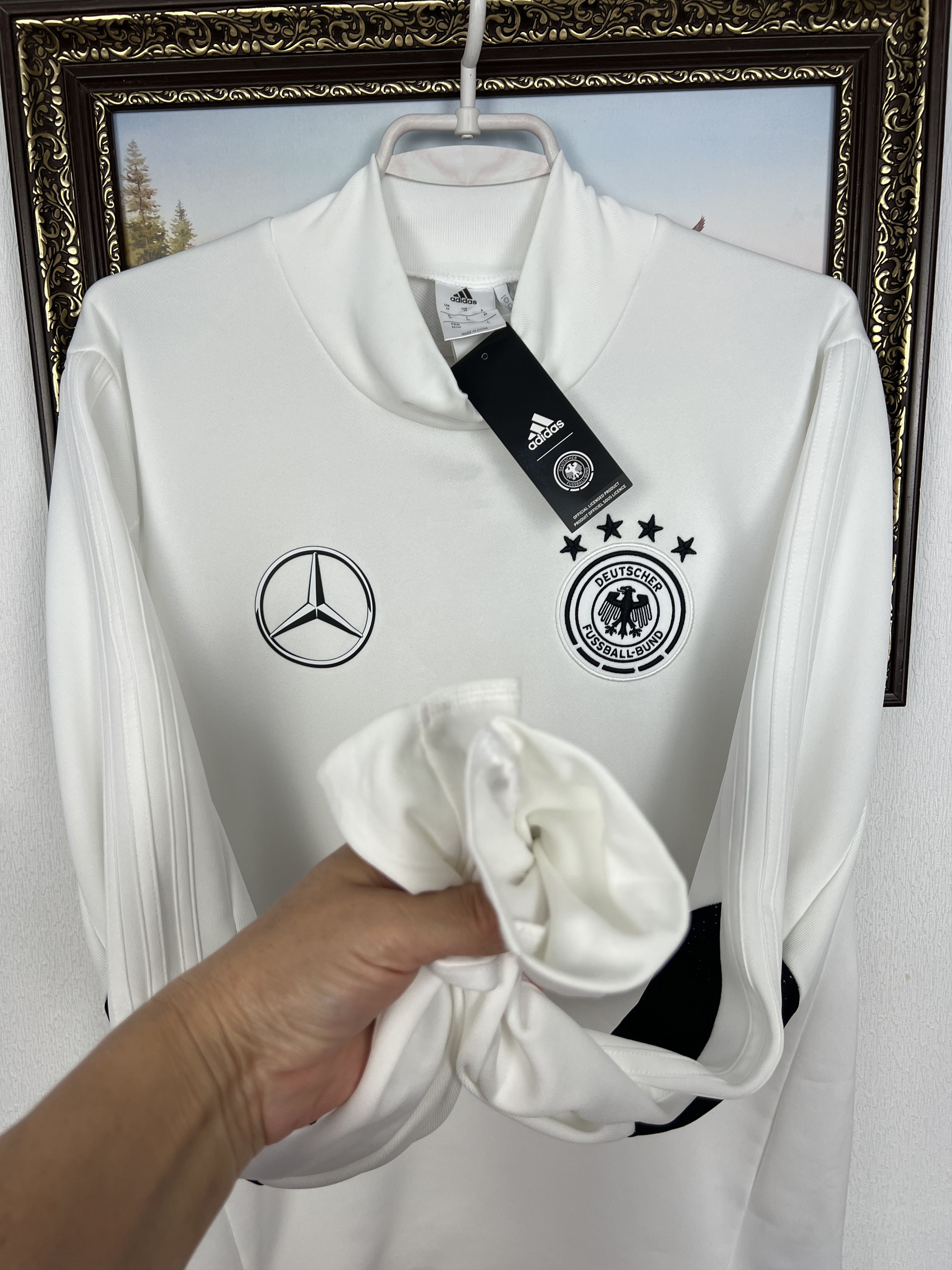 Mercedes-Benz Adidas Germany Mercedes Benz Football Train Sweatshirt Size US M / EU 48-50 / 2 - 7 Thumbnail