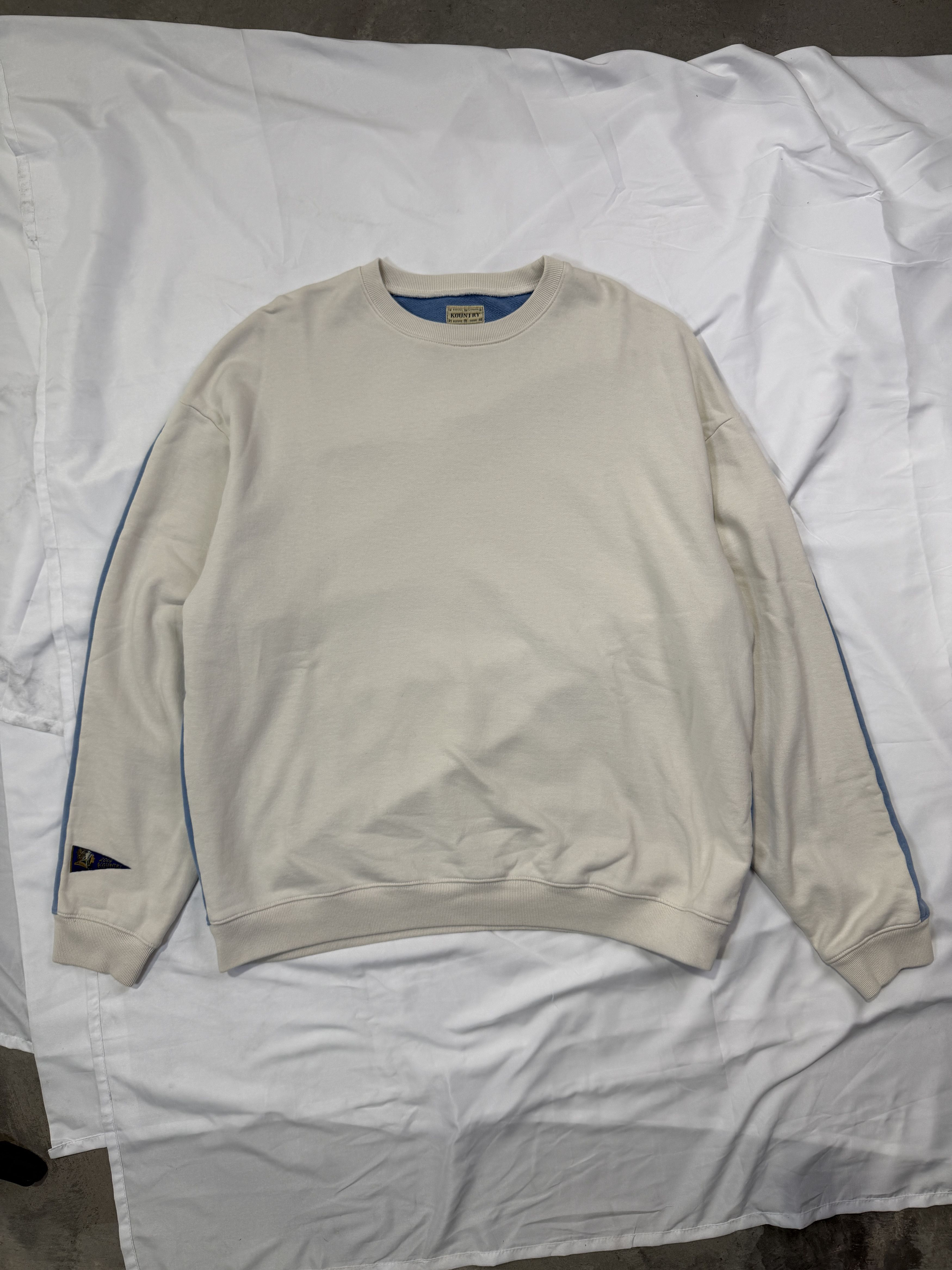 Kapital Kapital Bone Skeleton 2 Tone Blue Crewneck Sweatshirt Size US L / EU 52-54 / 3 - 3 Thumbnail