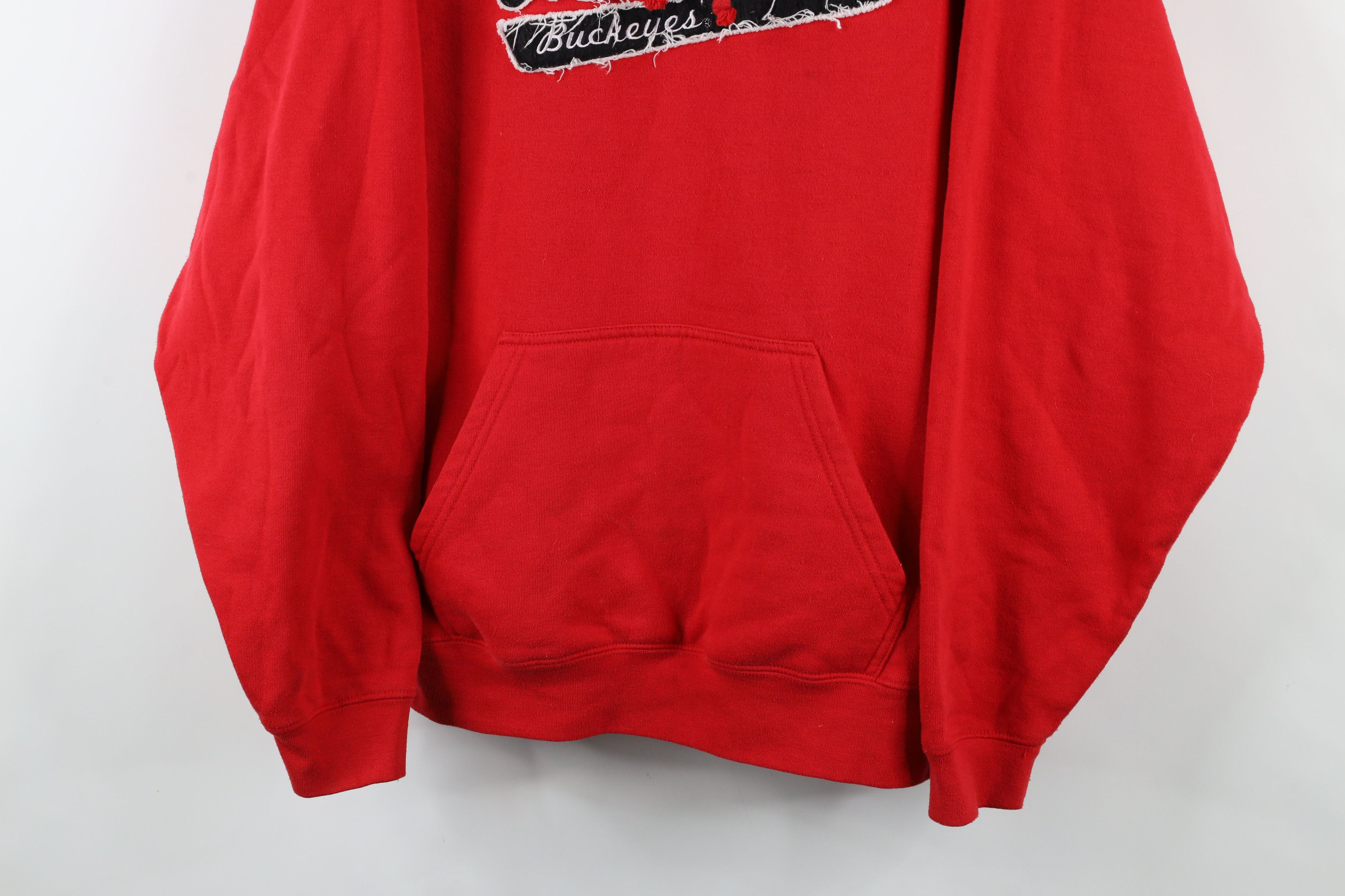 Vintage Vintage 90s Script Ohio State University Hoodie Sweatshirt Size US L / EU 52-54 / 3 - 3 Thumbnail