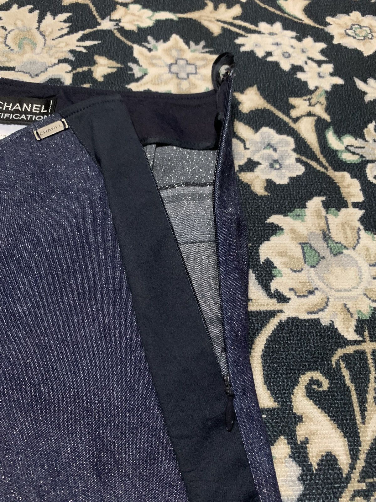 Chanel CHANEL DENIM SPARKIY BLUE Size 29" - 10 Thumbnail