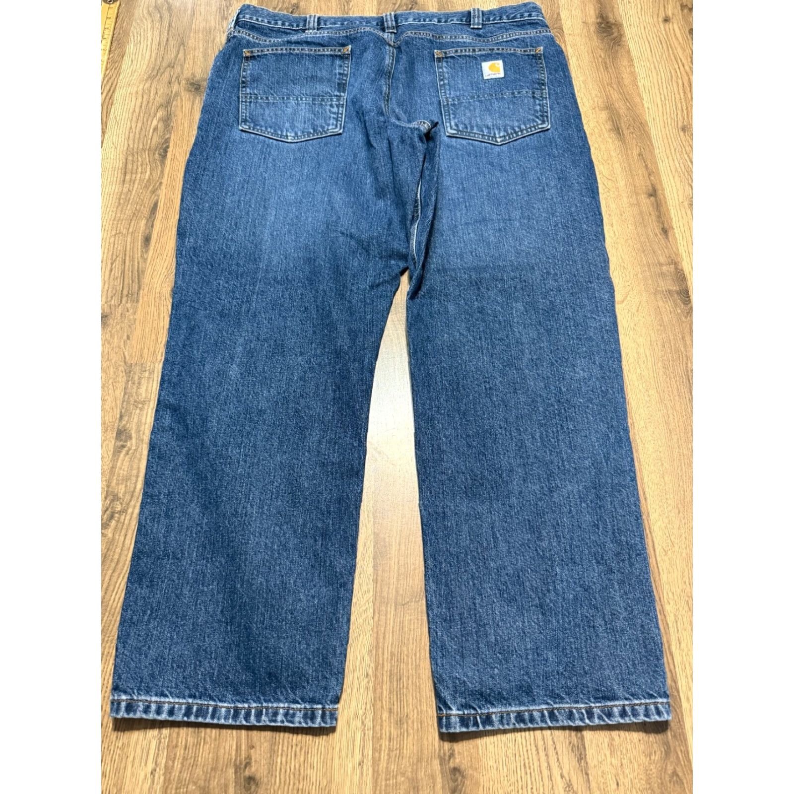 Carhartt Carhartt Jeans Mens Size 40x30 Blue Denim Relaxed Fit Straight Leg 5-Pocket Pocket Size US 40 / EU 56 - 2 Thumbnail