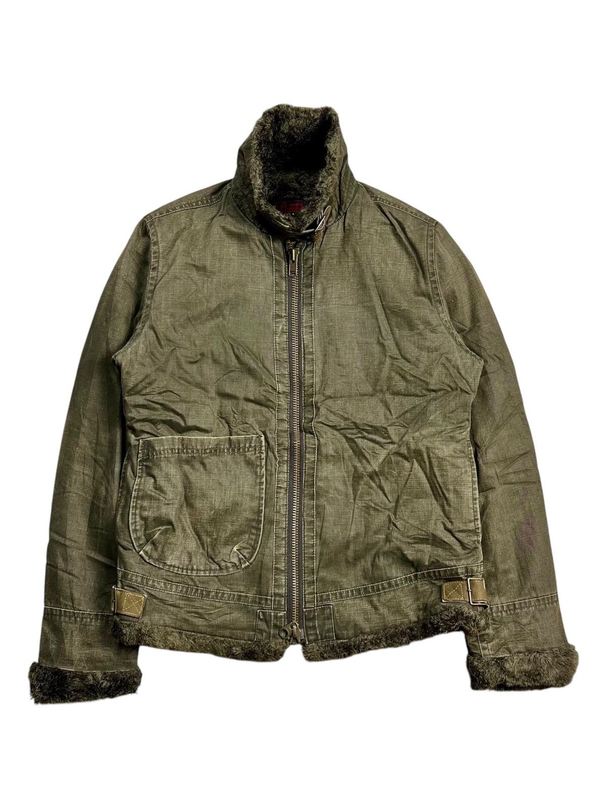 If Six Was Nine 1990s Johnbull - Fuzzy Liner Apocalypse Jacket Size US M / EU 48-50 / 2 - 5 Thumbnail