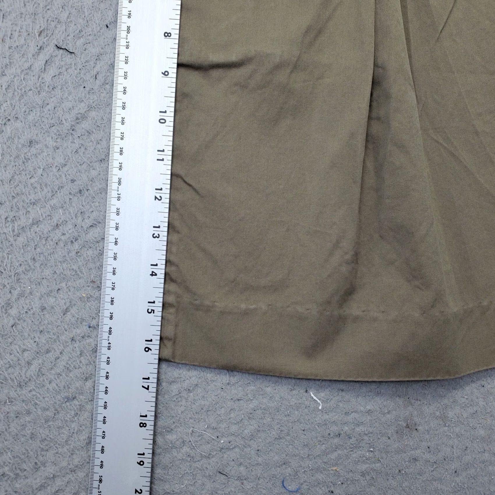 J.Crew J.CREW A-Line Skirt Womens Size 10 Green Pleated Front Stretch Waistband Pull On Shor t Green Womens Size 10 Pre-owned Skirt Size 32" / US 10 / IT 46 - 3 Thumbnail