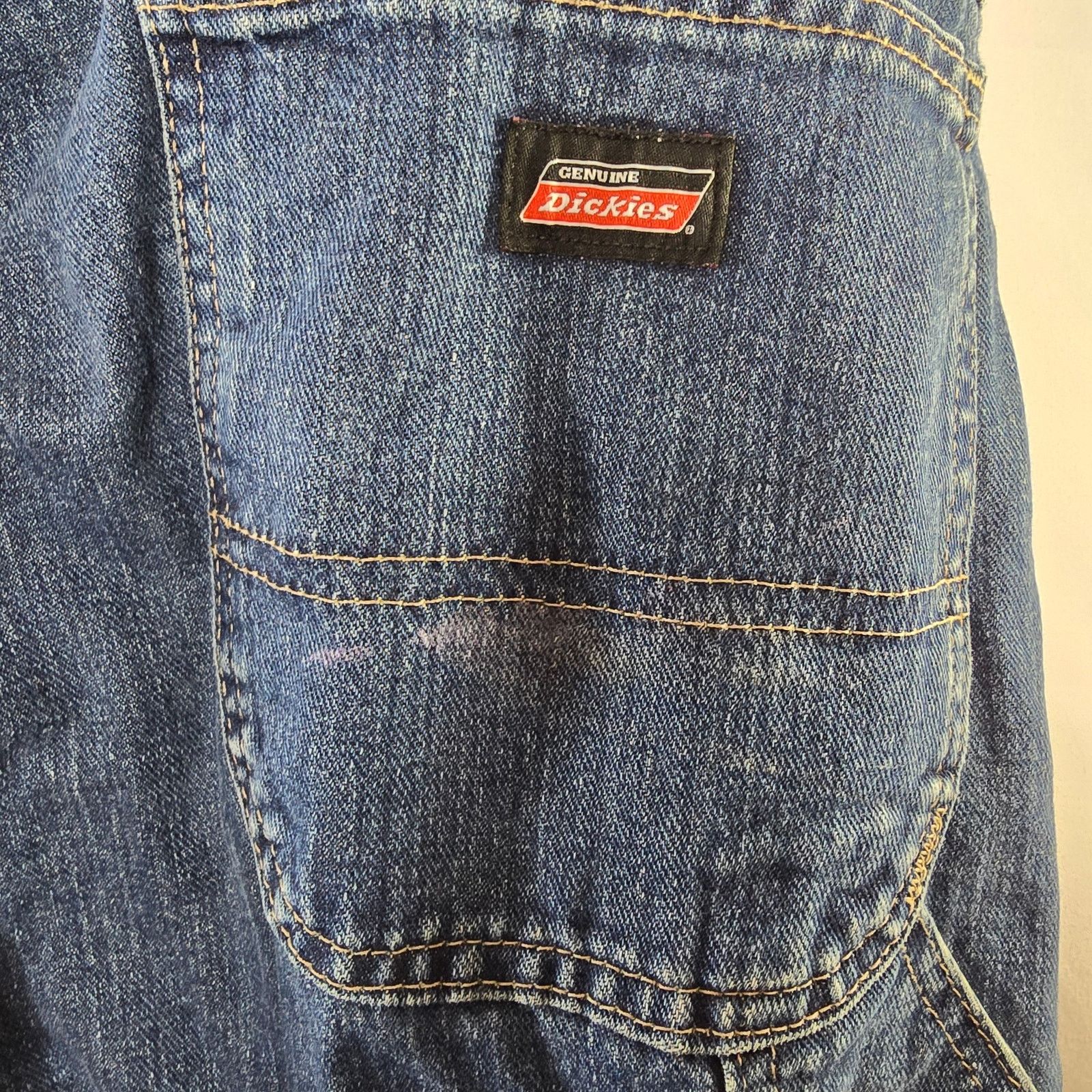 Dickies Dickies Relaxed Fit Carpenter Blue Denim Jeans Size 40x32 Size US 40 / EU 56 - 6 Thumbnail