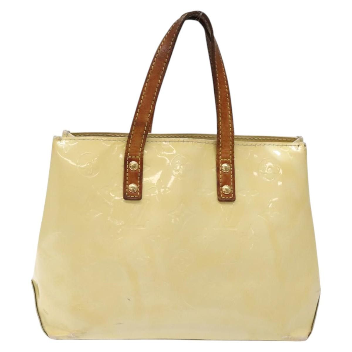 Louis Vuitton LOUIS VUITTON Monogram Vernis Reade PM Hand Bag Perle M91336 Size ONE SIZE - 13 Thumbnail
