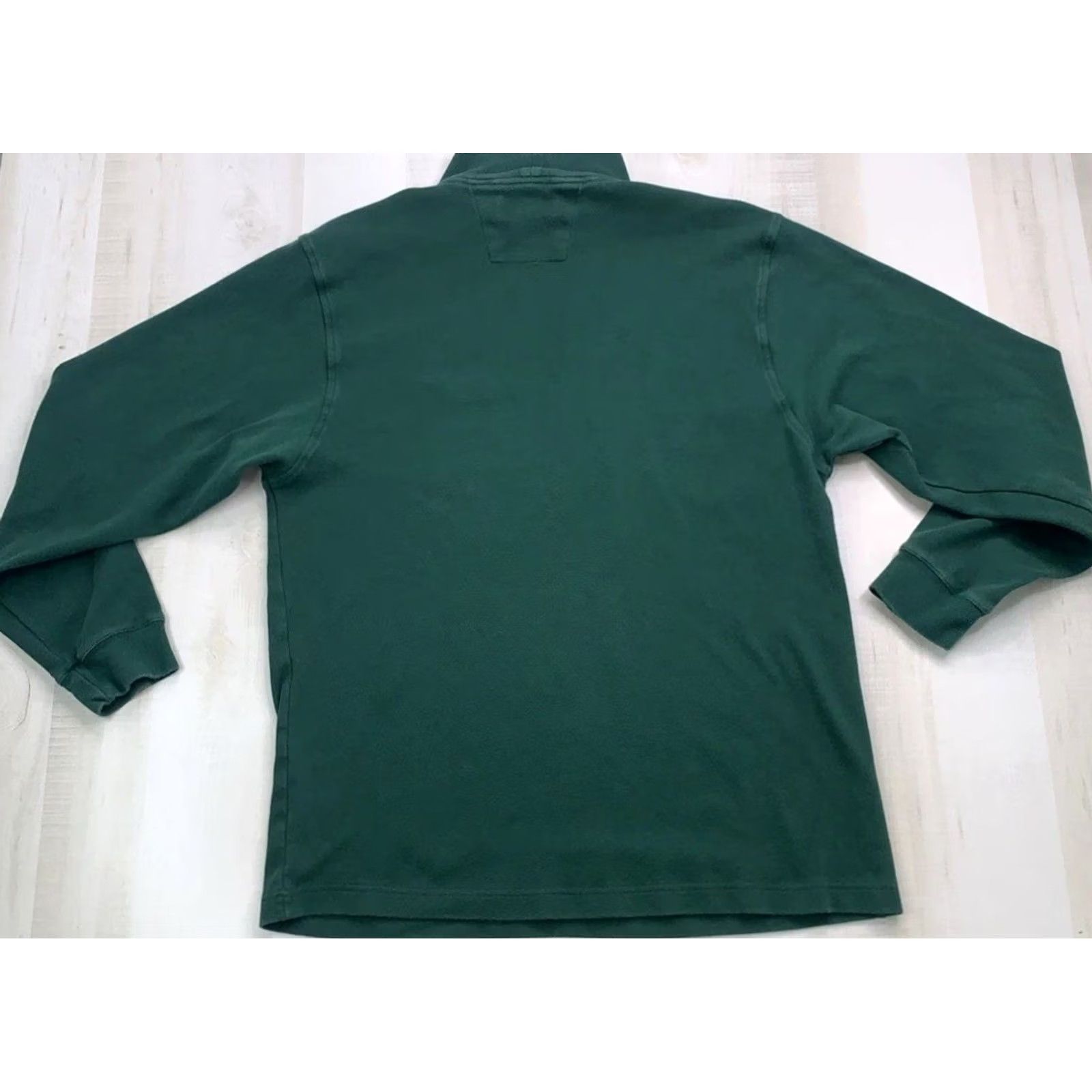Alexander Julian VINTAGE Alexander Julian Colours Shirt Mens Large Green High Neck Logo Front 1990s Turtleneck Cotton Regular Long Sleeve Size US L / EU 52-54 / 3 - 6 Thumbnail