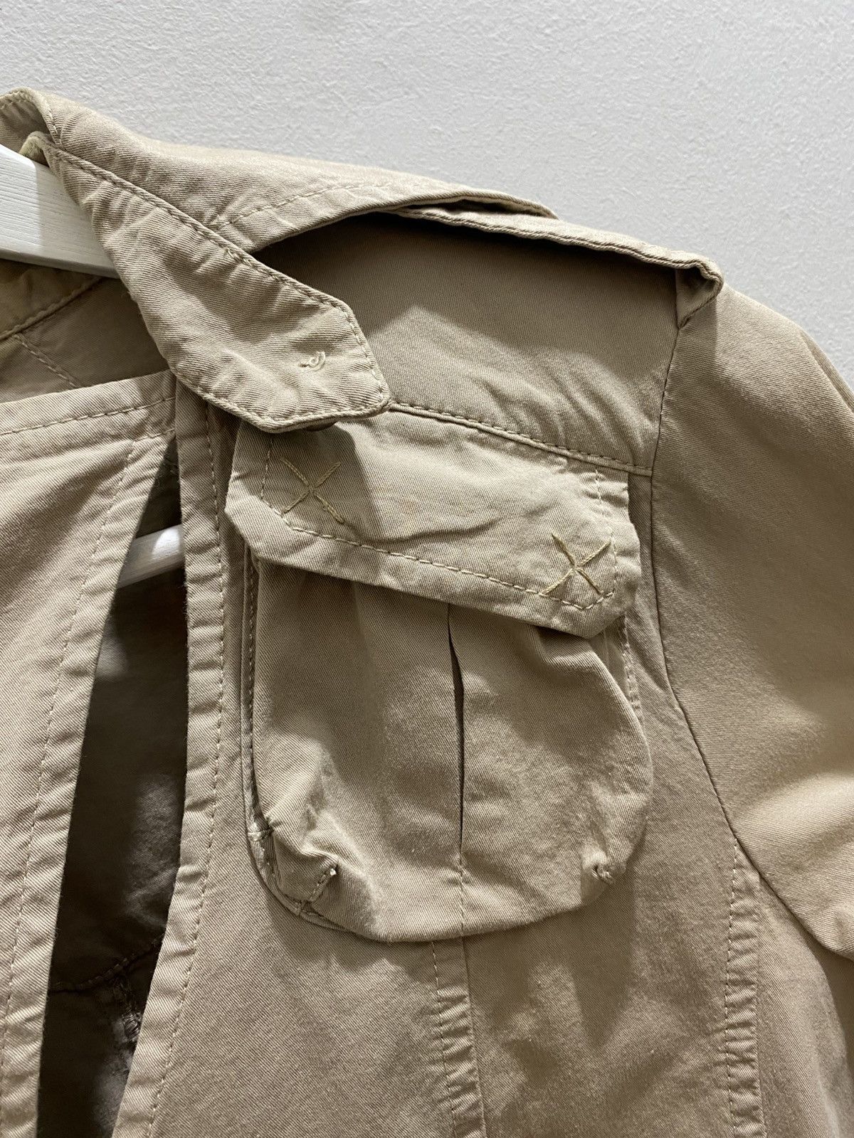 Frankie Morello FRANKIE MORELLO COTTON JACKET KHAKI Size M / US 6-8 / IT 42-44 - 5 Thumbnail
