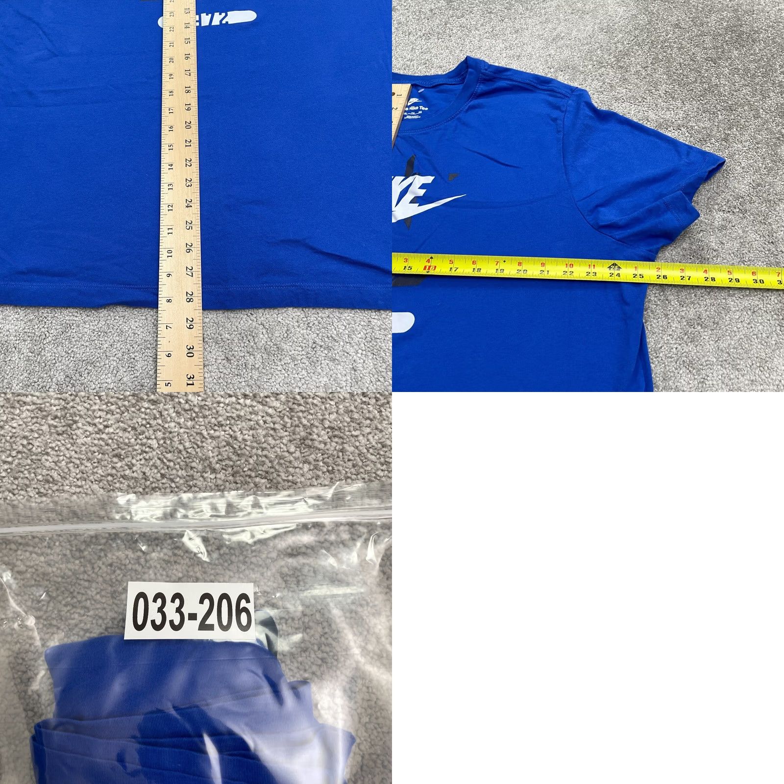 Nike Nike Tee Sportswear Futura Varsity Graphic T-Shirt Mens 2XL Blue Crew Neck Size US XXL / EU 58 / 5 - 8 Thumbnail