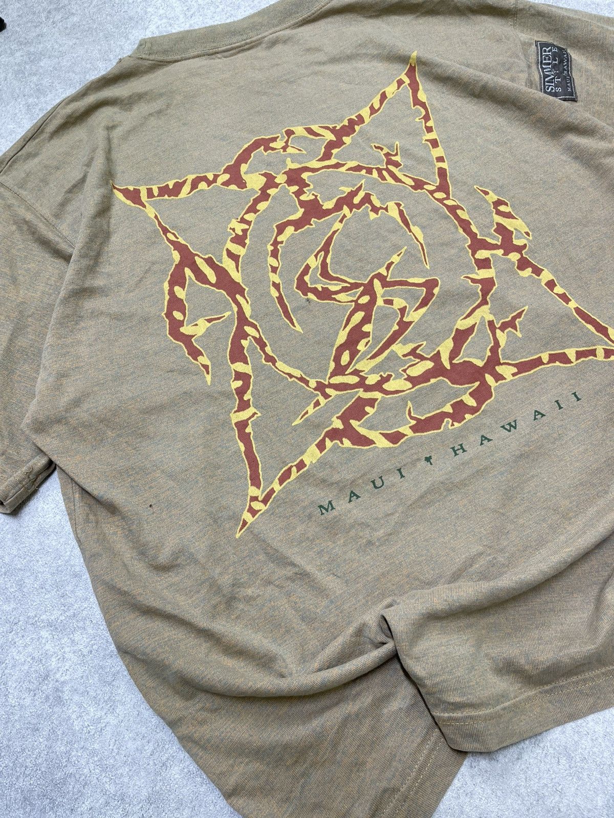 Other Simmer Style Maui Hawaii VintageT-Shirt. Washed-Out Size US L / EU 52-54 / 3 - 3 Thumbnail