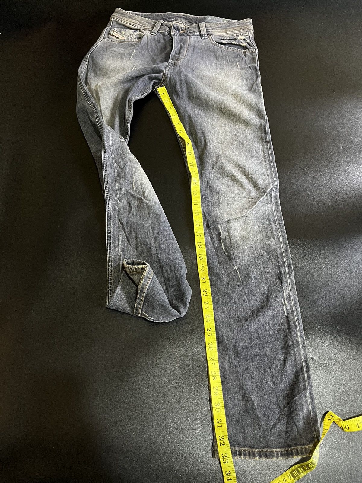 Designer × Diesel × If Six Was Nine diesel distress darron wash jeans pant Size US 31 - 12 Thumbnail