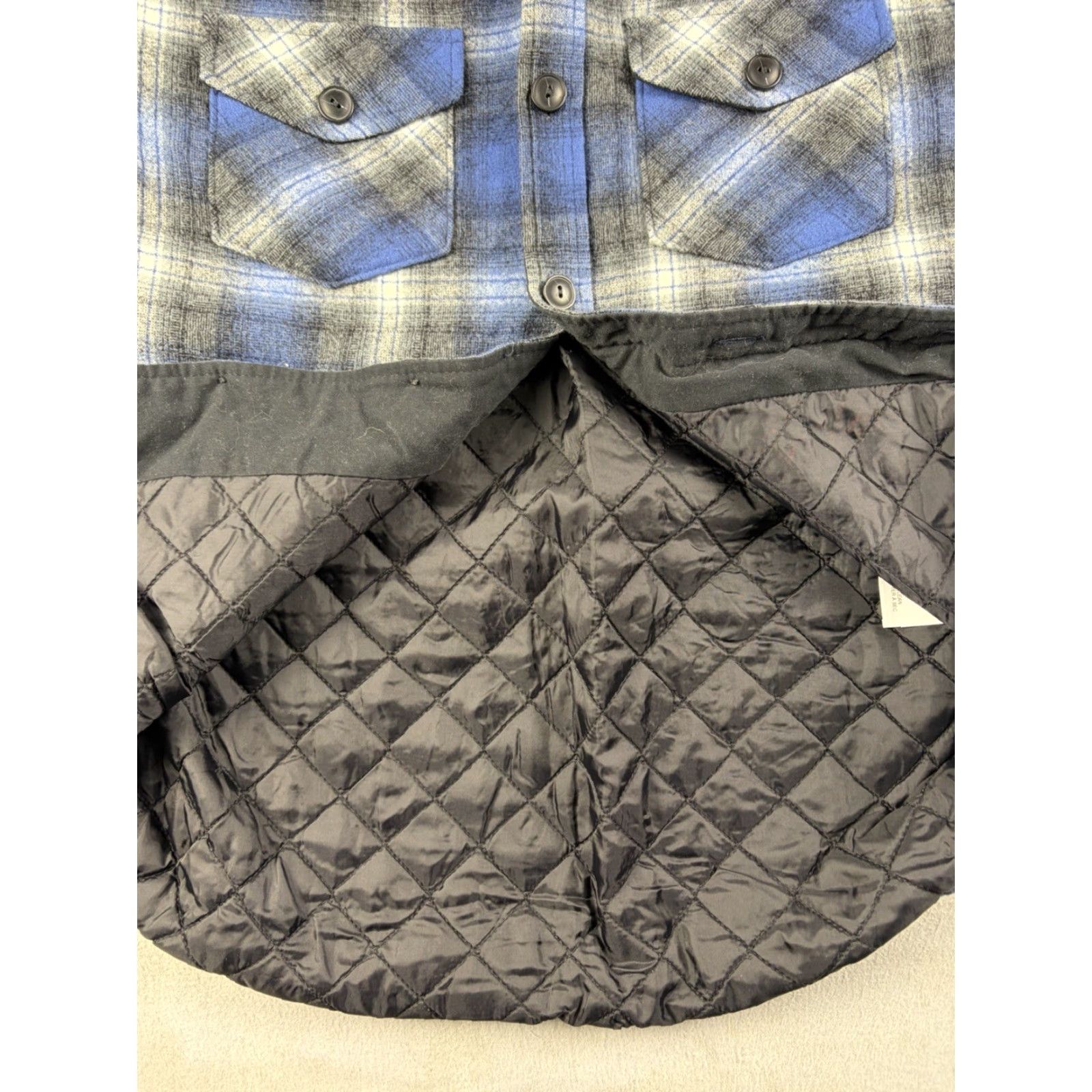 Pendleton Pendleton Shirt Jacket Mens Small Blue Plaid Wool Button Up Shacket Flannel Jacket Size US S / EU 44-46 / 1 - 4 Thumbnail