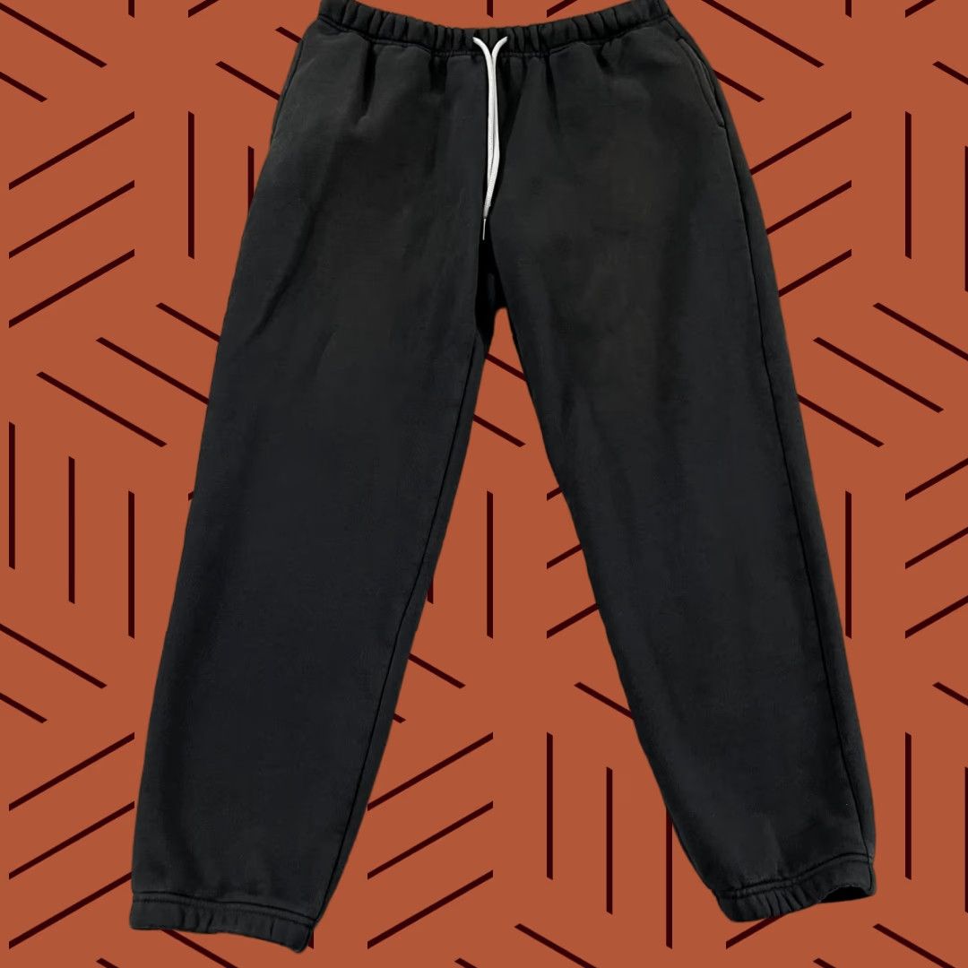 Vintage VINTAGE MELODY EHSANI Sweatpants Womens Large x 28" Tapered Fleece Jogger Faded Black Size 36" / US 14 / IT 50 - 1 Thumbnail