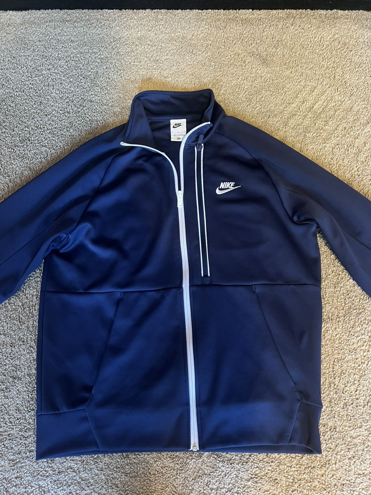 Nike Navy blue Nike jacket Size US M / EU 48-50 / 2 - 1 Thumbnail