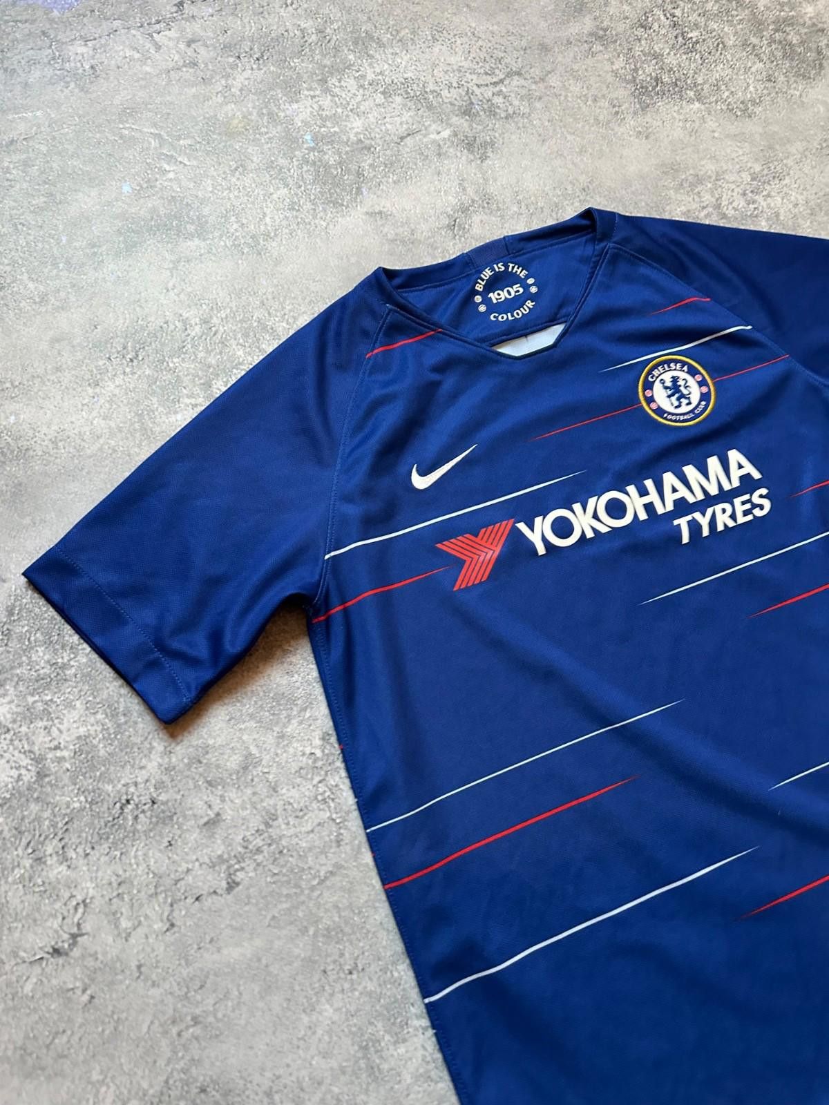 Nike CHELSEA 2018 2019 Home FOOTBALL SHIRT SOCCER JERSEY NIKE Size US XS / EU 42 / 0 - 2 Thumbnail